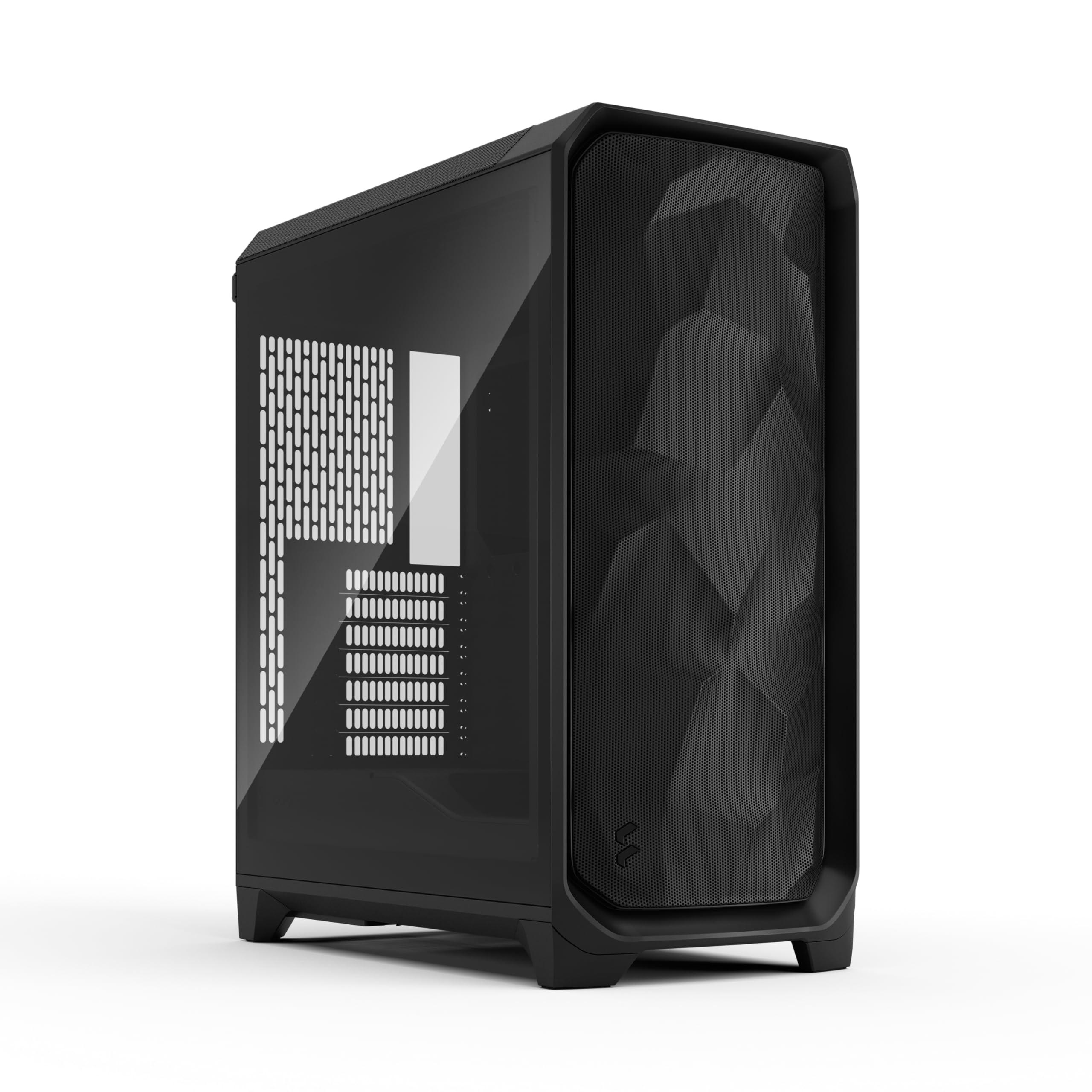 fractal-design-meshify-3-black-tempered-glass-light-tint-high-airflow-pc-gaming-case-mesh-front-panel-three-momentum-14-fans-included-clean-interior