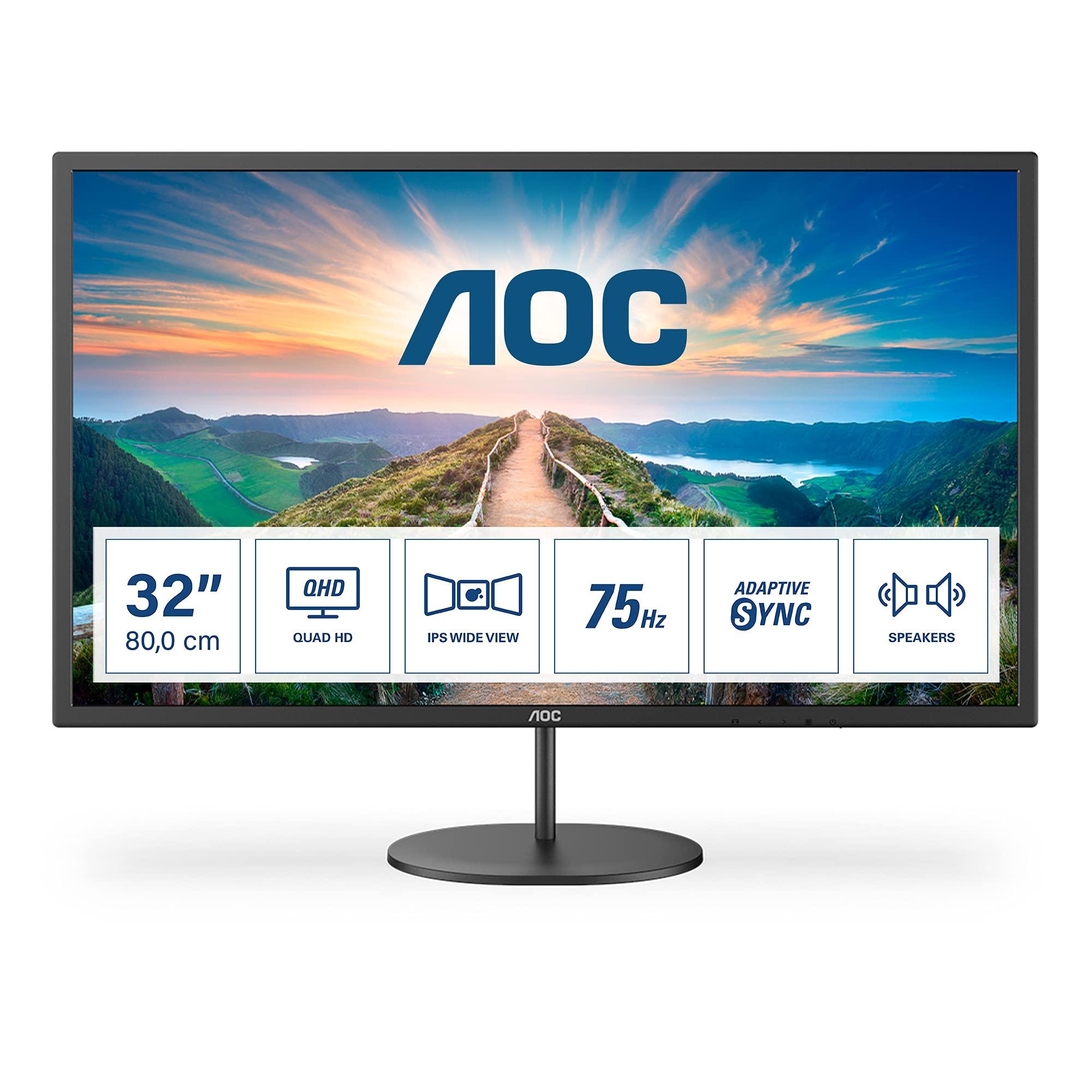 aoc-q32v4-monitor-31-5-pollici-wqhd-75hz-ips-4ms-gtg-speakers-tbc-2560x1440-hdmi-1x-1-4-dp-1x-1-2-nero
