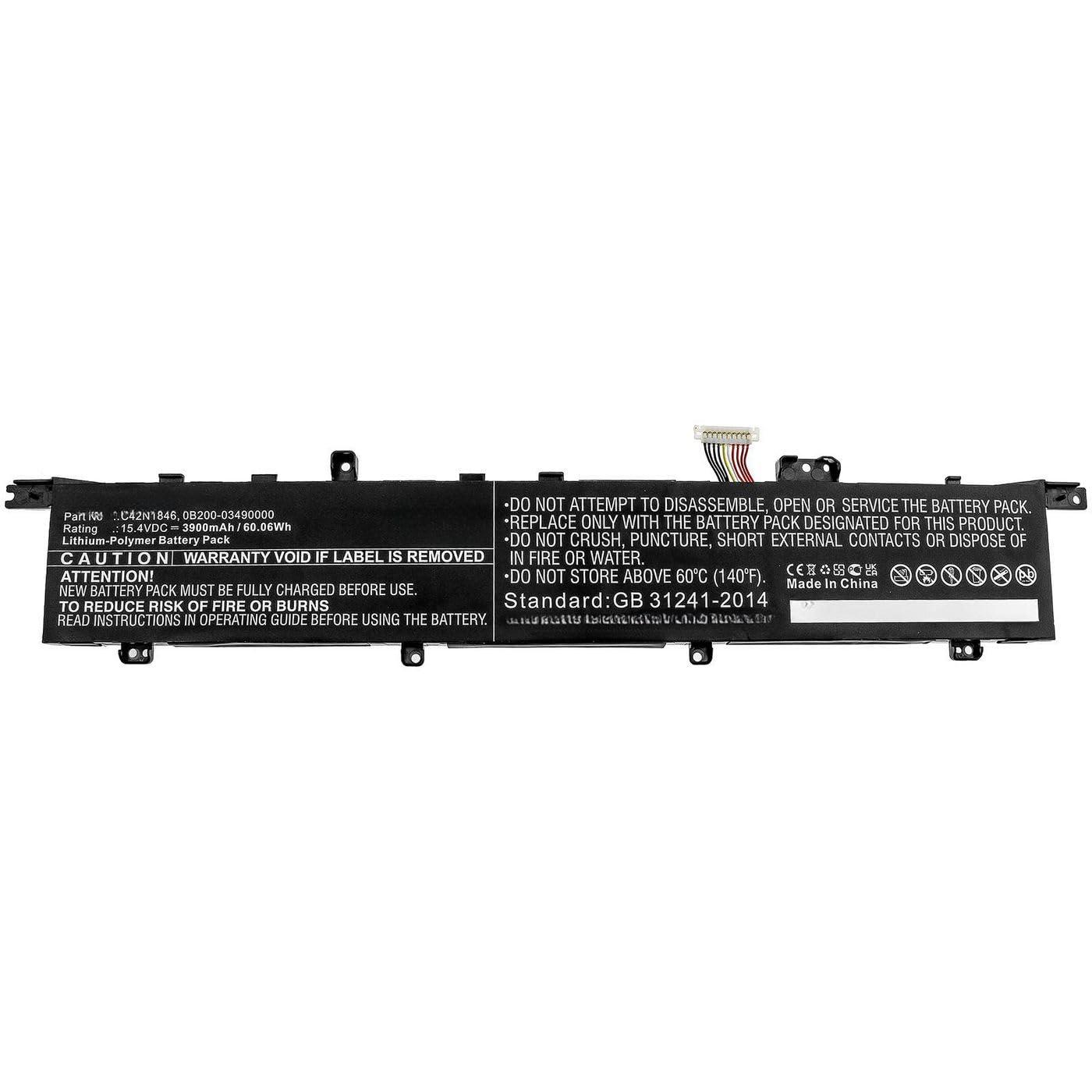 coreparts-laptop-battery-for-asus-60-06wh-li-polymer-15-4v-aux581nb-0b200-03490000-c42n1846-60-06wh-li-polymer-15-4v-3900mah-for-asus-ux581-ux581gv-zenbook-duo-pro-ux581gv