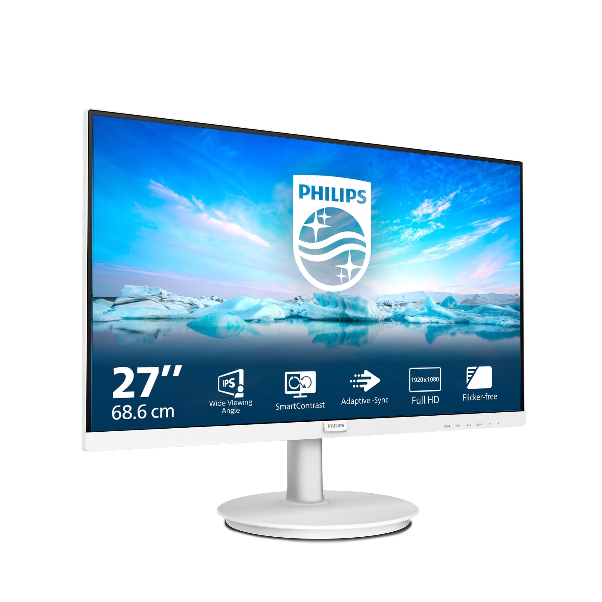 philips-monitor-271v8aw-full-hd-da-27-pollici-altoparlante-integrato-senza-sfarfallio-1920-x-1080-100-hz-vga-hdmi-biancoto