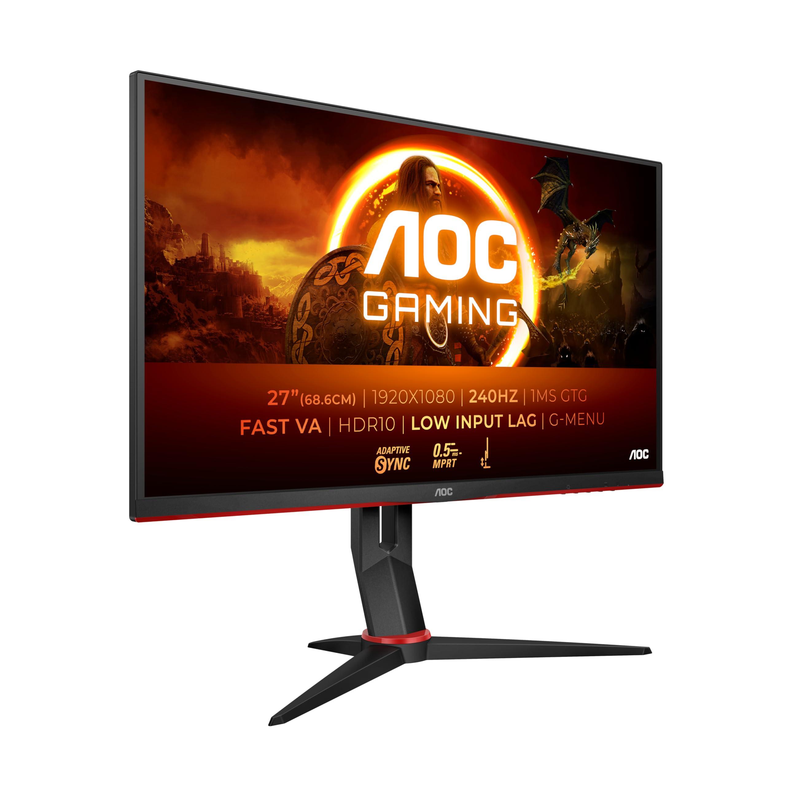 aoc-gaming-monitor-27g2zn3-bk-27-pollici-1920x1080-fhd-280hz-fast-va-panel-0-5ms-mprt-height-adjustment-hdmi2x-2-0-dp-1x-1-4-adaptive-sync-hdr10-freesync-premium-nero-rosso