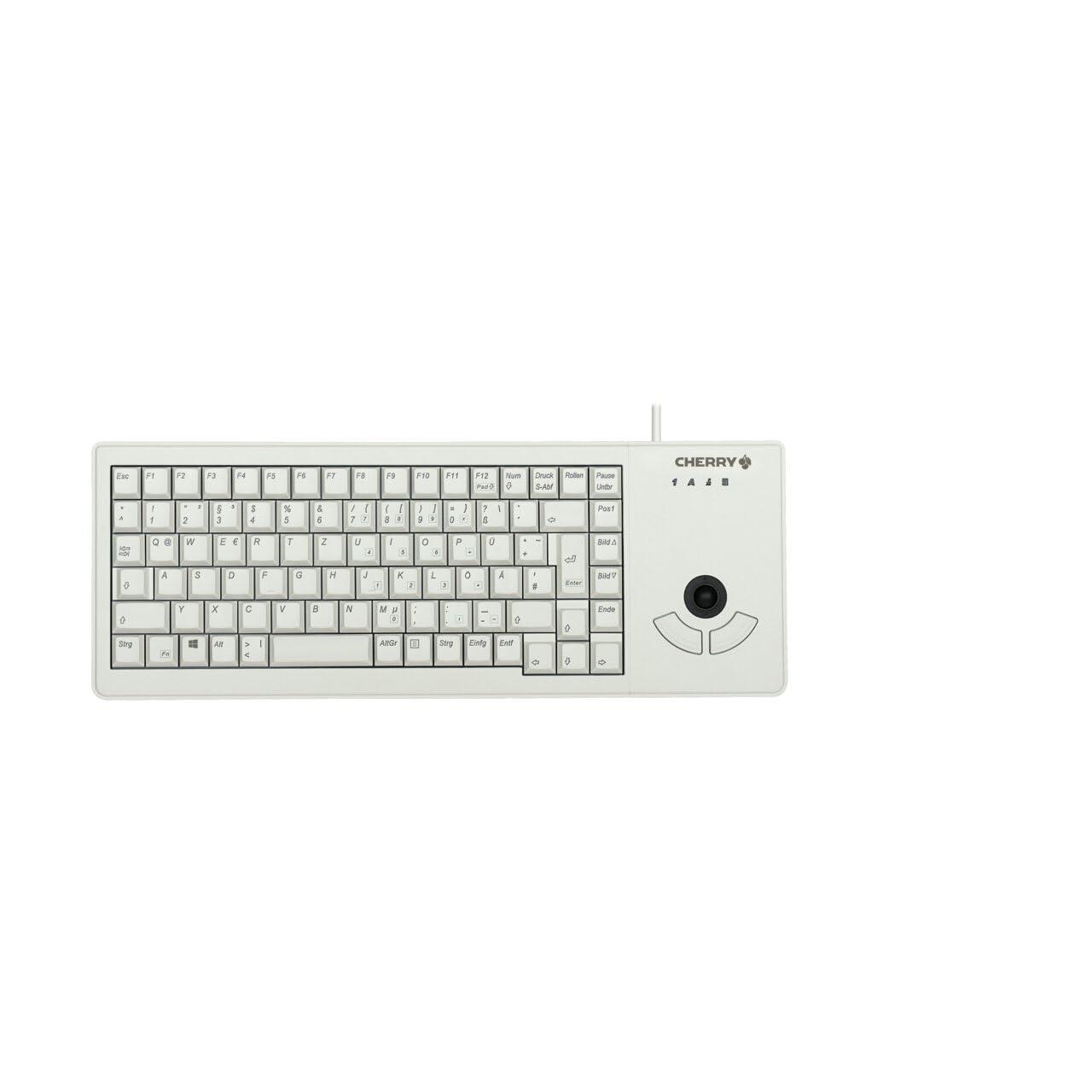 cherry-g84-5400-xs-tastiera-compatta-con-trackball-layout-tedesco-qwertz-con-cavo-connessione-usb-a-interruttori-meccanici-ml-grigio-chiaro