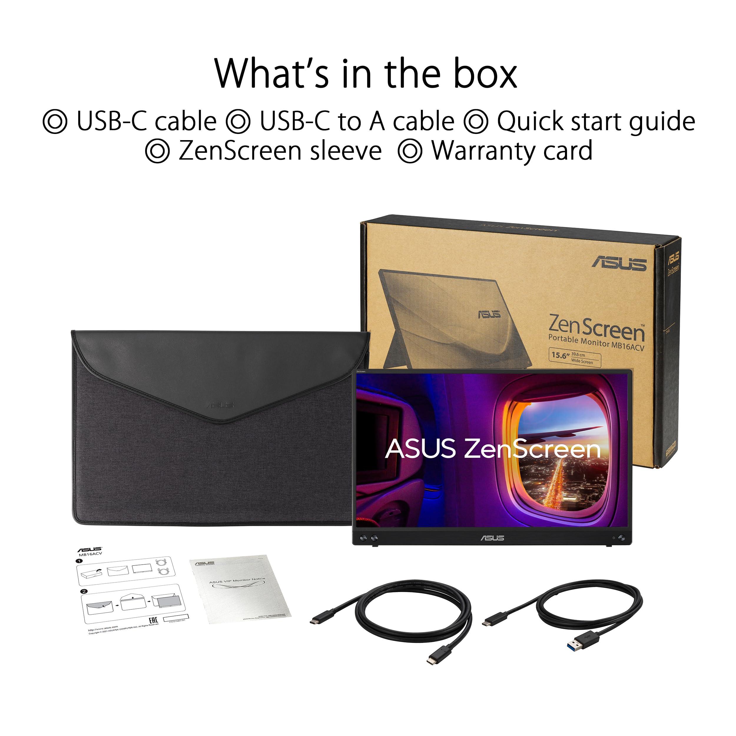 asus-zenscreen-monitor-portatile-15-6-1080p-fhd-mb16acv-monitor-da-viaggio-ips-usb-c-e-usb-3-0-trattamento-antibatterico-cavalletto-integrato-monitor-per-laptop-e-macbook