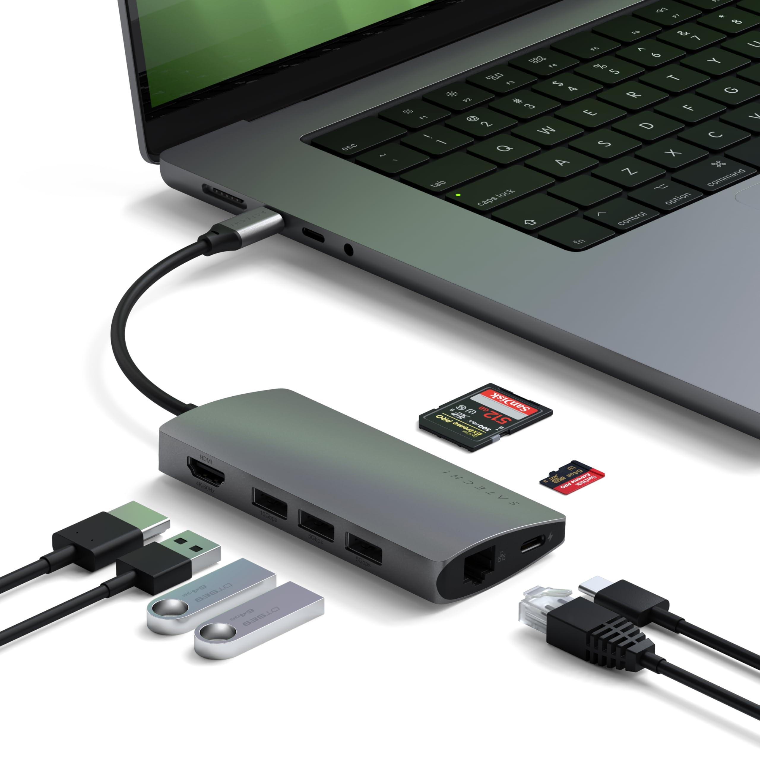 satechi-8-in-1-hub-usb-c-multiporta-v2-con-hdmi-4k-60hz-ricarica-pd-115w-gigabit-ethernet-3x-usb-a-10gbps-e-sd-microsd-per-macbook-air-pro-pc-laptop-grigio-siderale