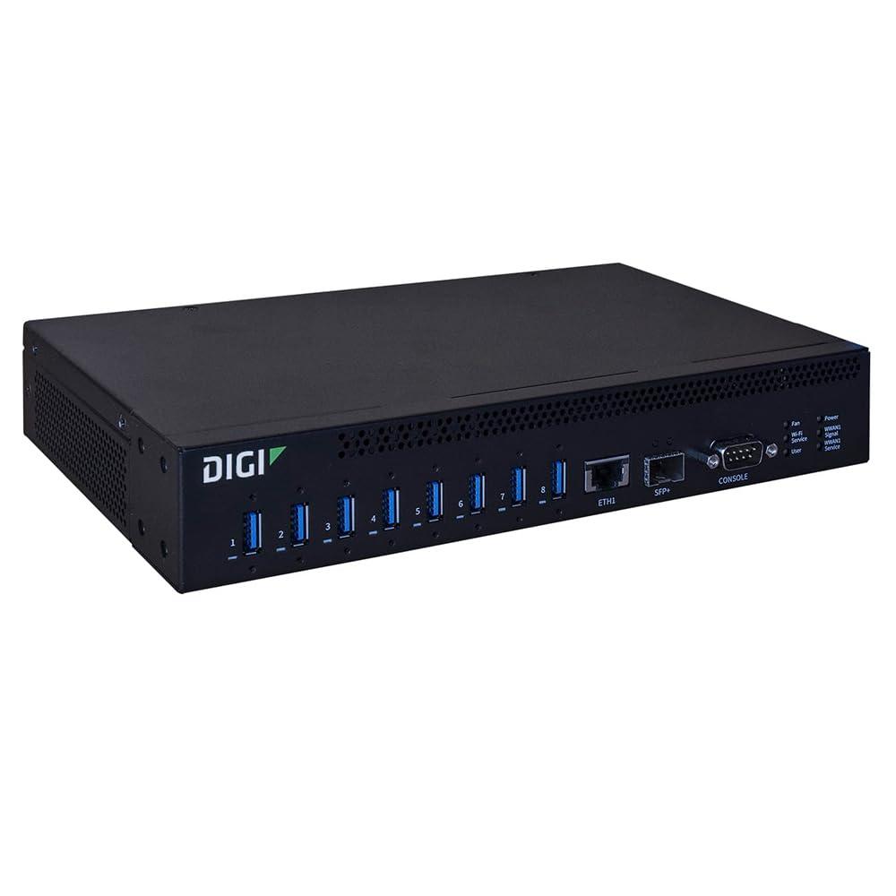 digi-aw08-g300-hub-di-interfaccia-usb-3-2-gen-1-3-1-gen-1-type-a-10000-mbit-s-nero