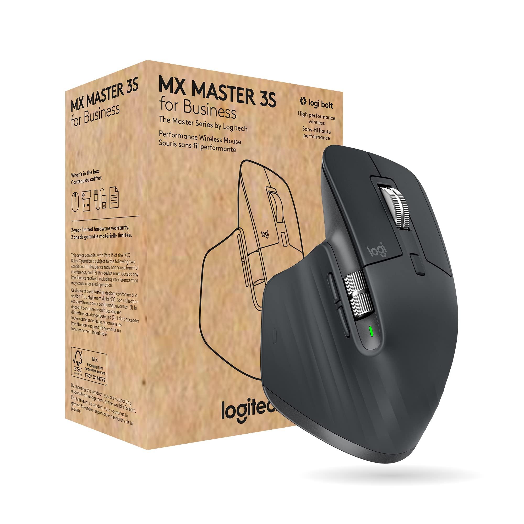 logitech-mx-master-3s-for-business-mouse-wireless-con-clic-silenzioso-8k-dpi-ricevitore-usb-logi-bolt-protetto-bluetooth-usb-c-magspeed-windows-mac-chrome-linux-grigio