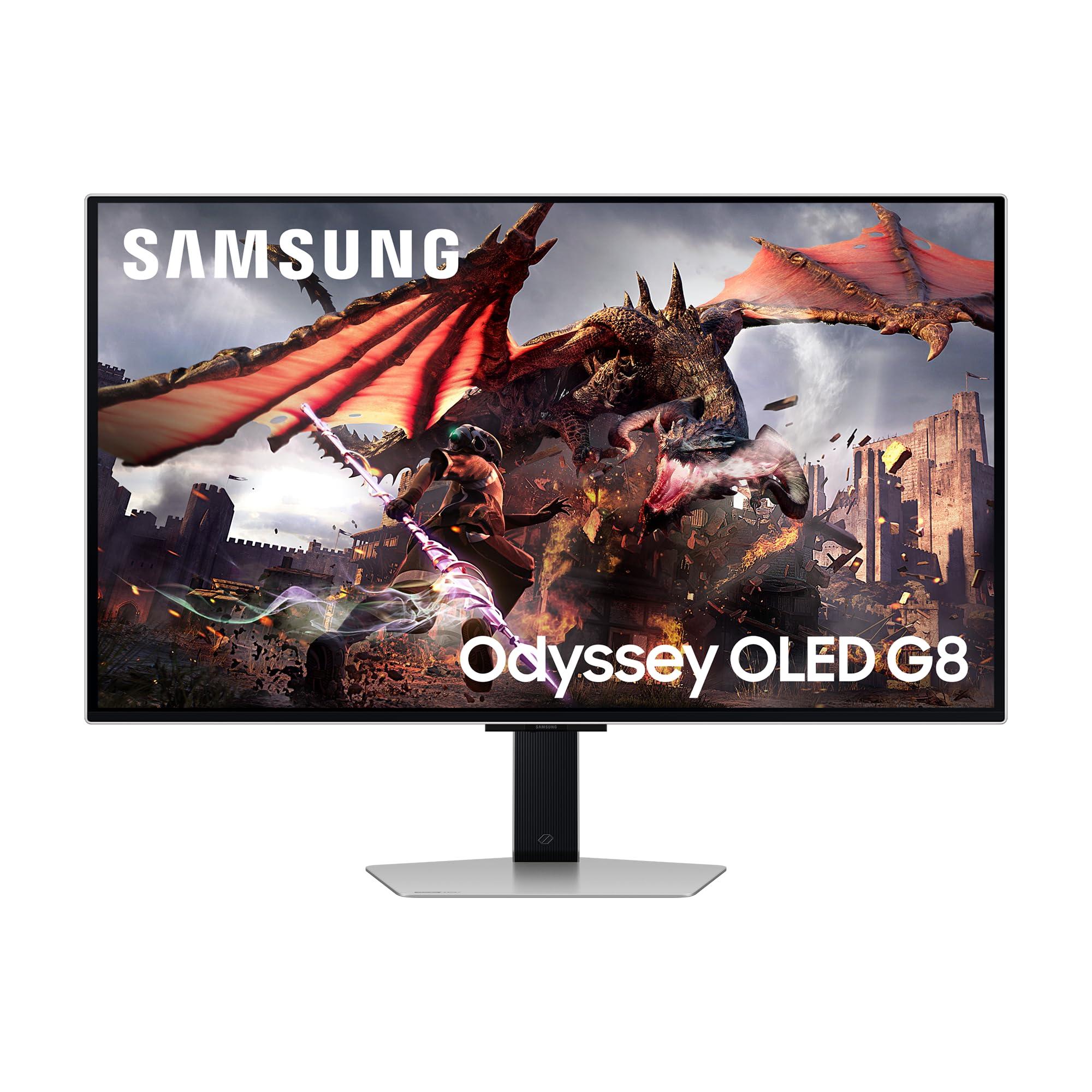 samsung-monitor-gaming-odyssey-oled-g8-s32dg802-flat-32-3840x2160-uhd-4k-16-9-hdr10-qd-oled-glare-free-240hz-0-03ms-gtg-compatibilita-g-sync-hdmi-usb-dp-has-pivot-gaming-hub