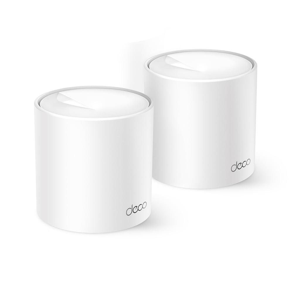 tp-link-deco-x1500-2-pack-router-wifi-6-mesh-ax1500mbps-2-porte-ethernet-gigabit-controllo-parental-router-e-ripetitore-compatibile-con-amazon-alexa-2-pezzi-con-copertura-fino-a-370