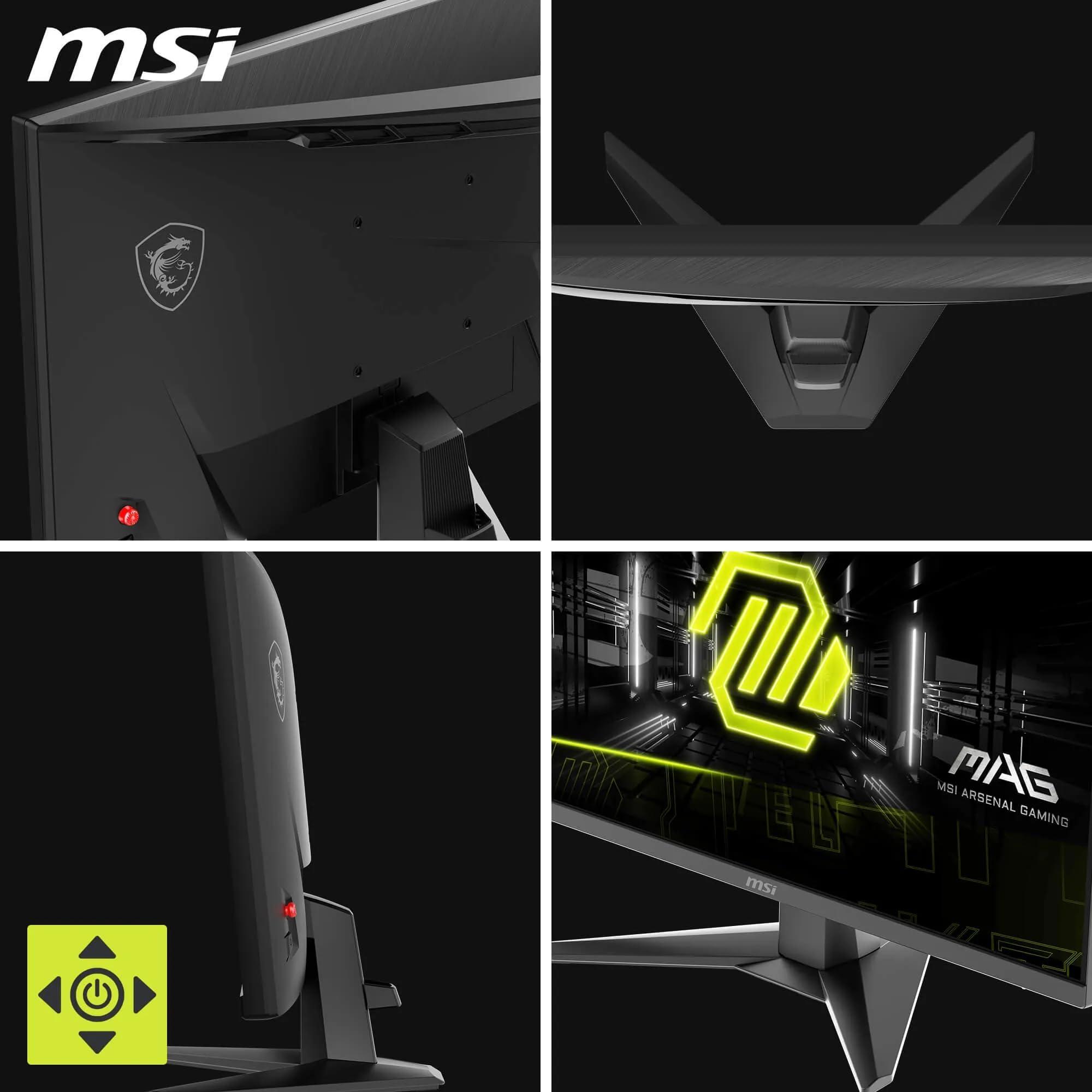 msi-mag-242f-monitor-gaming-da-24-fhd-1920x1080-rapid-ips-200hz-0-5ms-hdr-ready-amd-freesync-premium-eye-care-hdmi-2-0b-dp-1-2a-senza-cornice-inclinabile-montaggio-vesa-nero