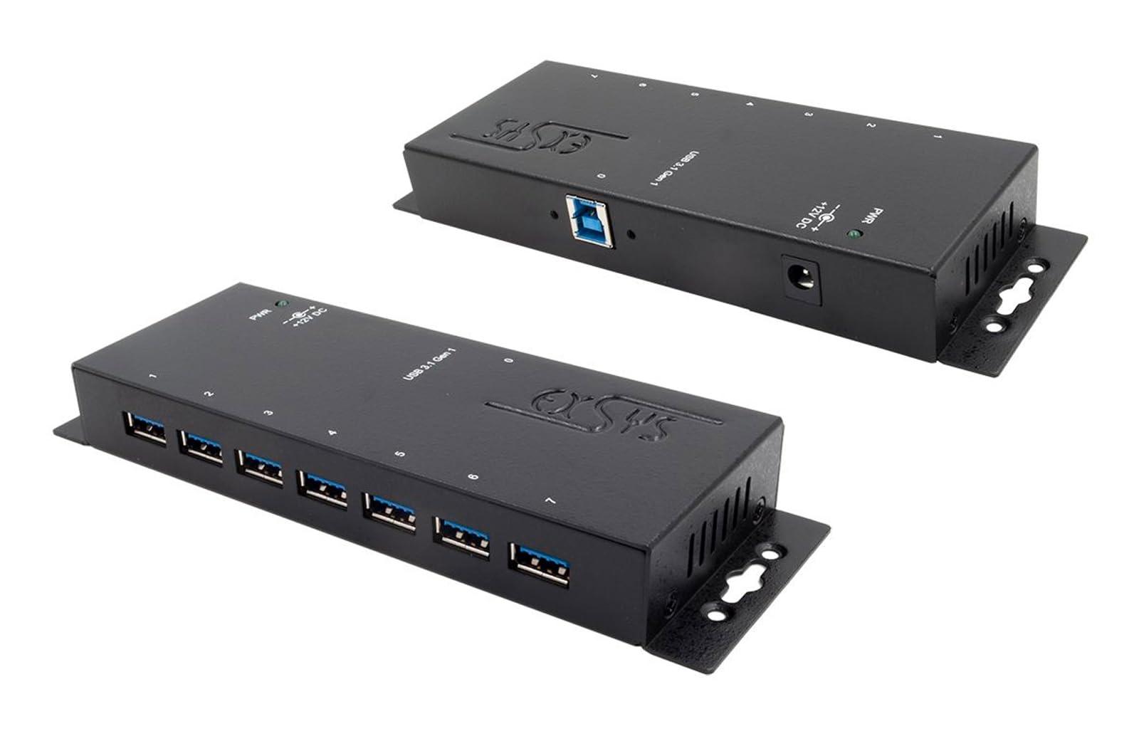 ex-1188hms-3-hub-in-metallo-a-7-porte-usb-3-2-gen1-con-protezione-da-sovratensioni-esd-da-15-kv