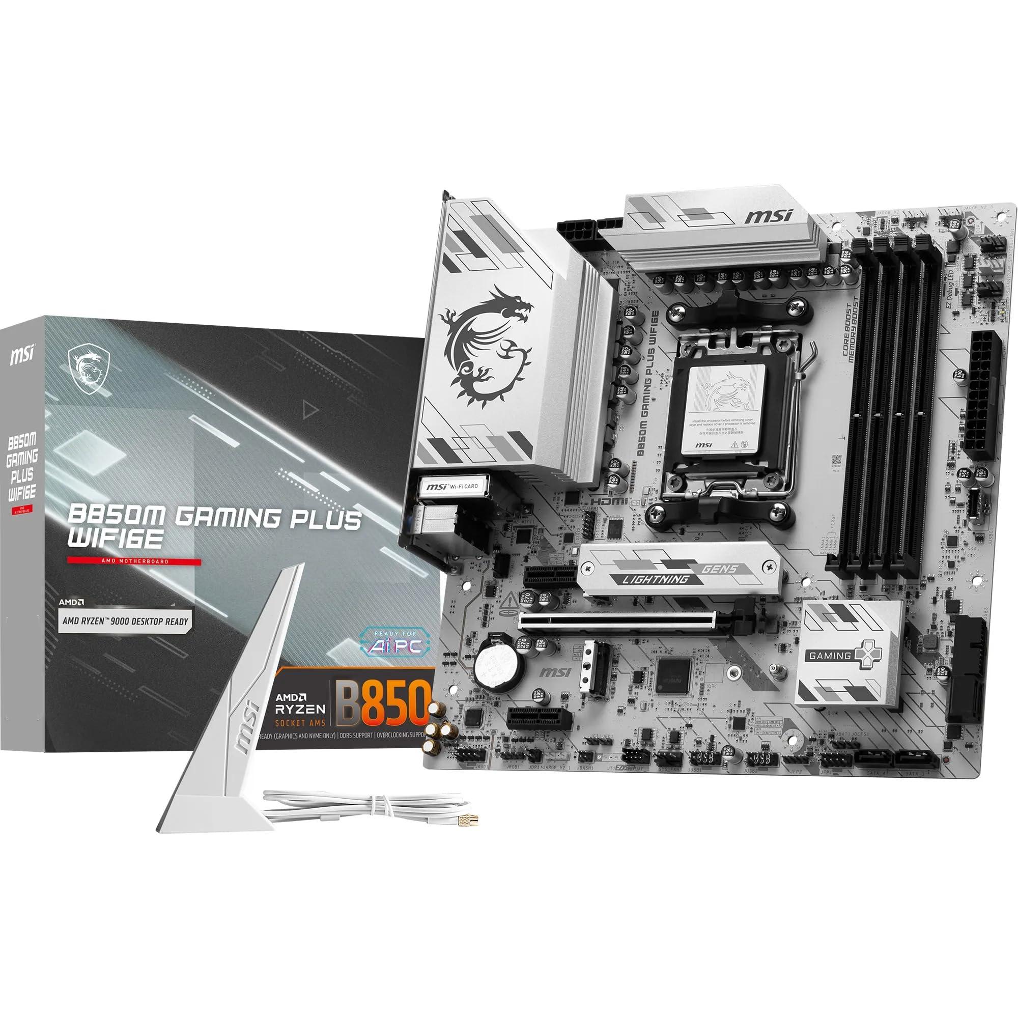 msi-b850m-gaming-plus-wifi6e-scheda-madre-matx-supporta-i-processori-amd-ryzen-serie-9000-8000-7000-socket-am5-ddr5-memory-boost-fino-a-8200-mt-s-oc-slot-pcie-4-0-x16-wi-fi-6e-e-lan-2-5g