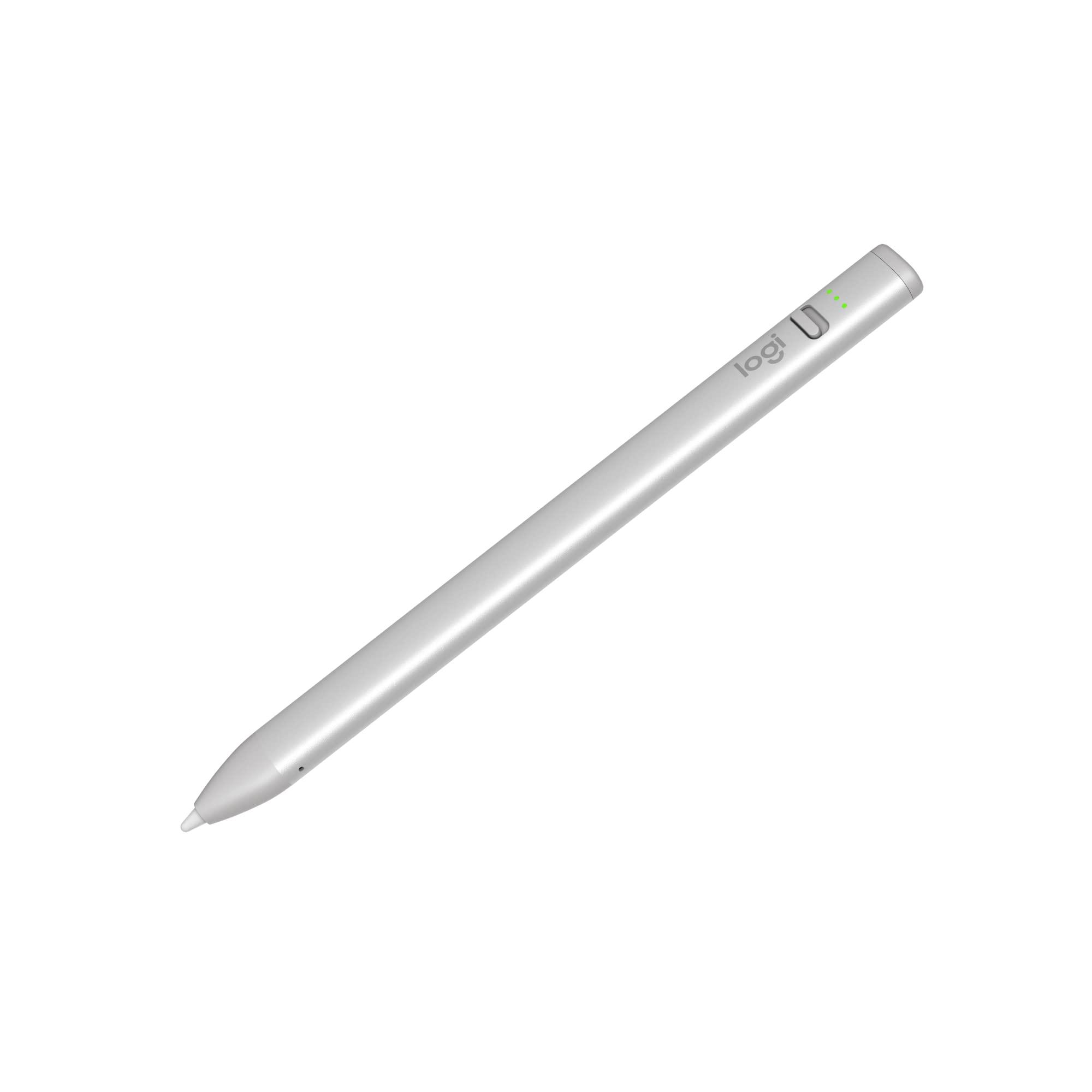 logitech-crayon-matita-digitale-per-ipad-con-porte-usb-c-tecnologia-apple-pencil-precisione-al-pixel-senza-latenza-e-punta-intelligente-dinamica-con-ricarica-usb-c-rapida-argento-50-x-50-x-28-cm