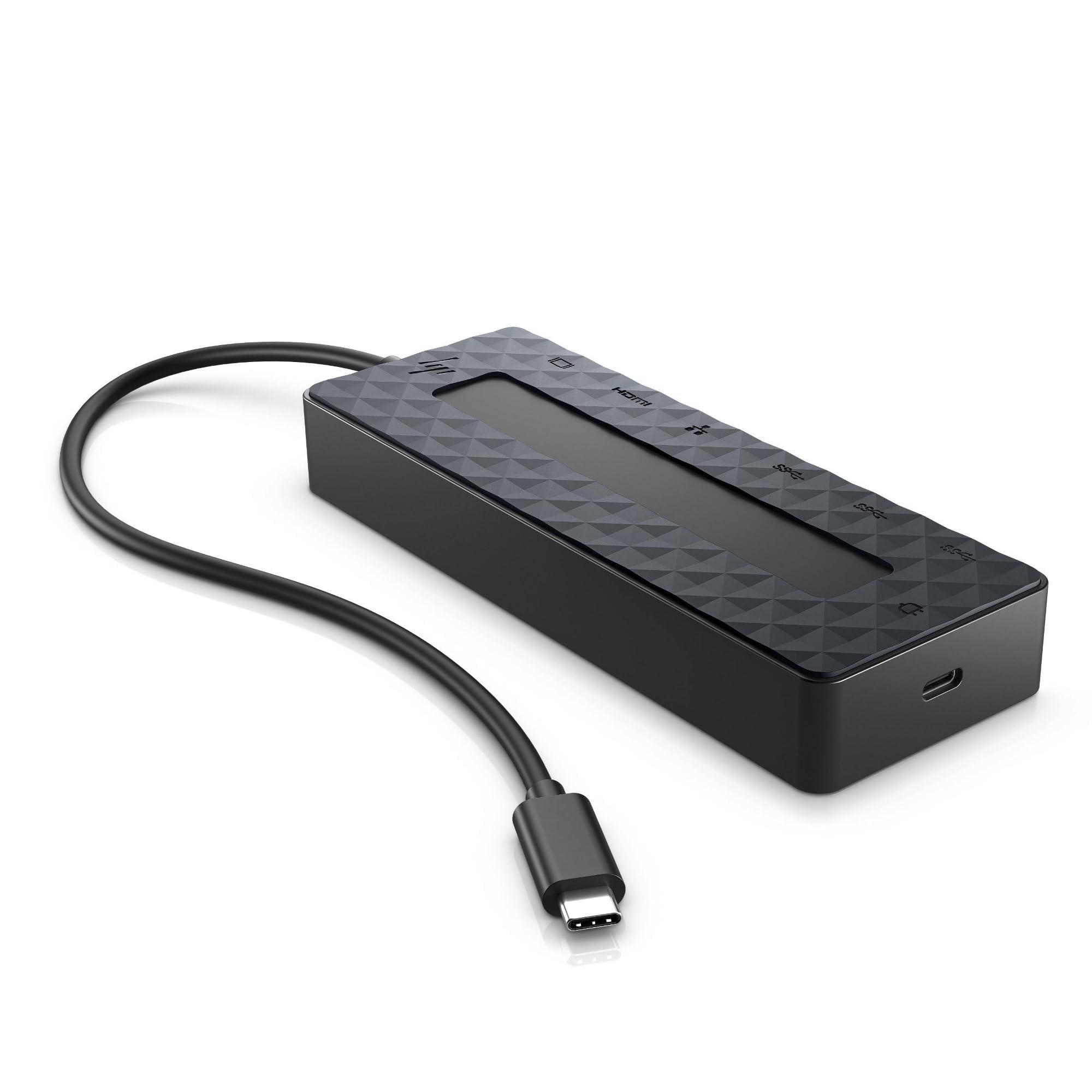 hp-hub-multi-porta-usb-c-universale-compatibile-con-pc-dotati-di-porta-usb-c-power-delivery-e-displayport-nero