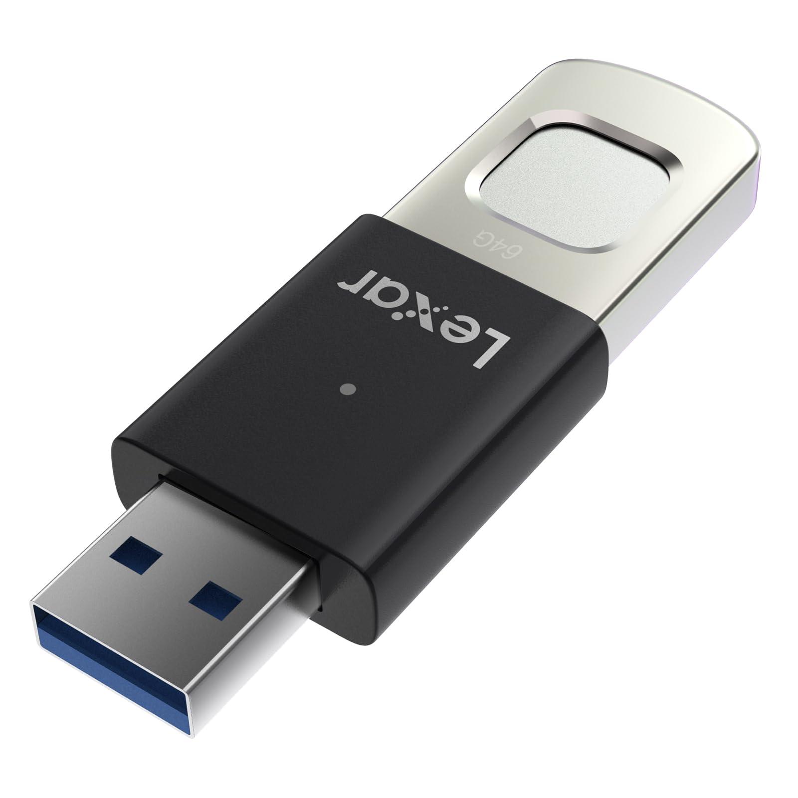 lexar-jumpdrive-fingerprint-f35-pro-chiavetta-usb-3-2-gen-1-da-256-gb-fino-a-400-350-mb-s-in-lettura-scrittura-espansione-e-backup-dell-archiviazione-aes-a-256-bit-e-crittografia-delle-impronte