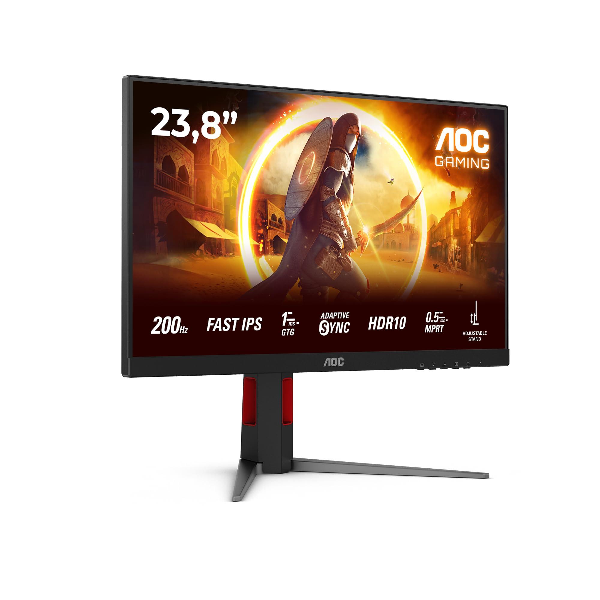 aoc-gaming-monitor-24g4ha-23-8-pollici-1920x1080-fhd-200hz-fast-ips-panel-0-5ms-mprt-speakers-height-adjustment-hdmi2x-2-0-dp-1x-1-4-adaptive-sync-hdr10-g-sync-compatible-nero