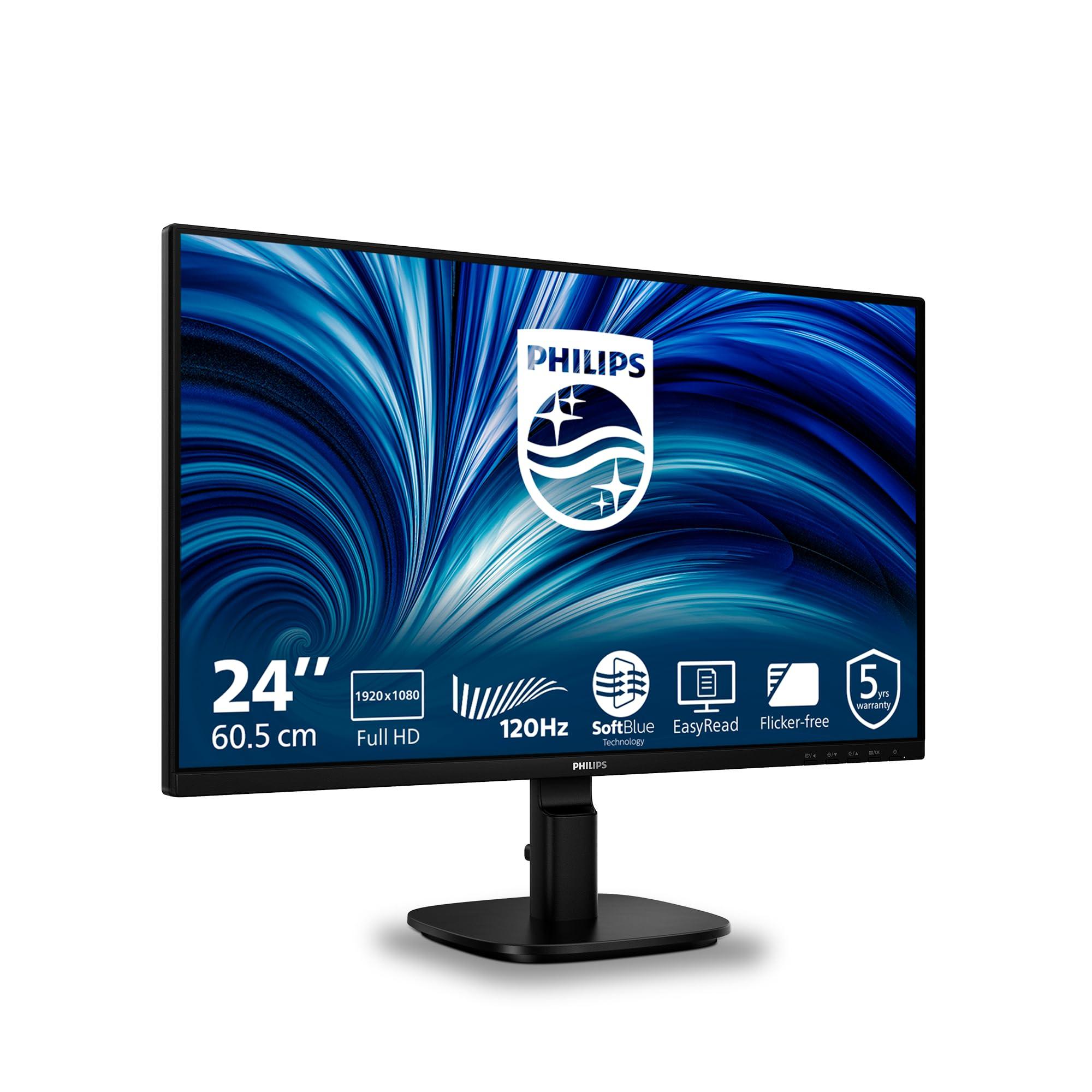 philips-24b2n2200-da-23-8-pollici-fhd-monitor-120-hz-pannello-ips-gtg-4-ms-sincronizzazione-adattiva-altoparlanti-1920-x-1080-hdmi-1x-1-4-dp-nero