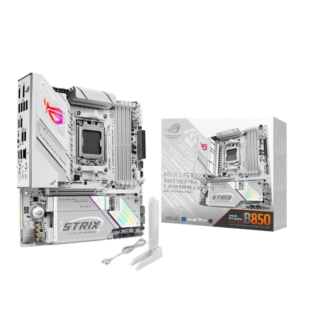 asus-rog-strix-b850-g-gaming-wifi-scheda-madre-amd-matx-14-2-1-stadi-di-alimentazione-slot-ddr5-pcie-5-0-4-slot-m-2-wifi-7-802-11be-e-ethernet-2-5gb-usb-c-da-20gbps-aura-sync-rgb-bianca