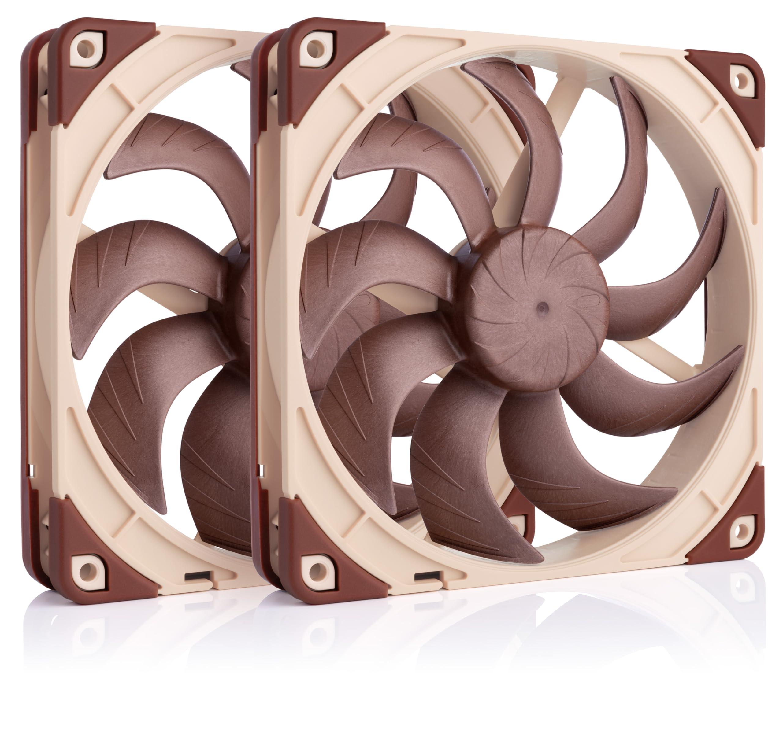 noctua-nf-a14x25-g2-pwm-sx2-pp-set-di-due-ventole-per-configurazioni-di-tipo-push-pull-e-fianco-a-fianco-marrone