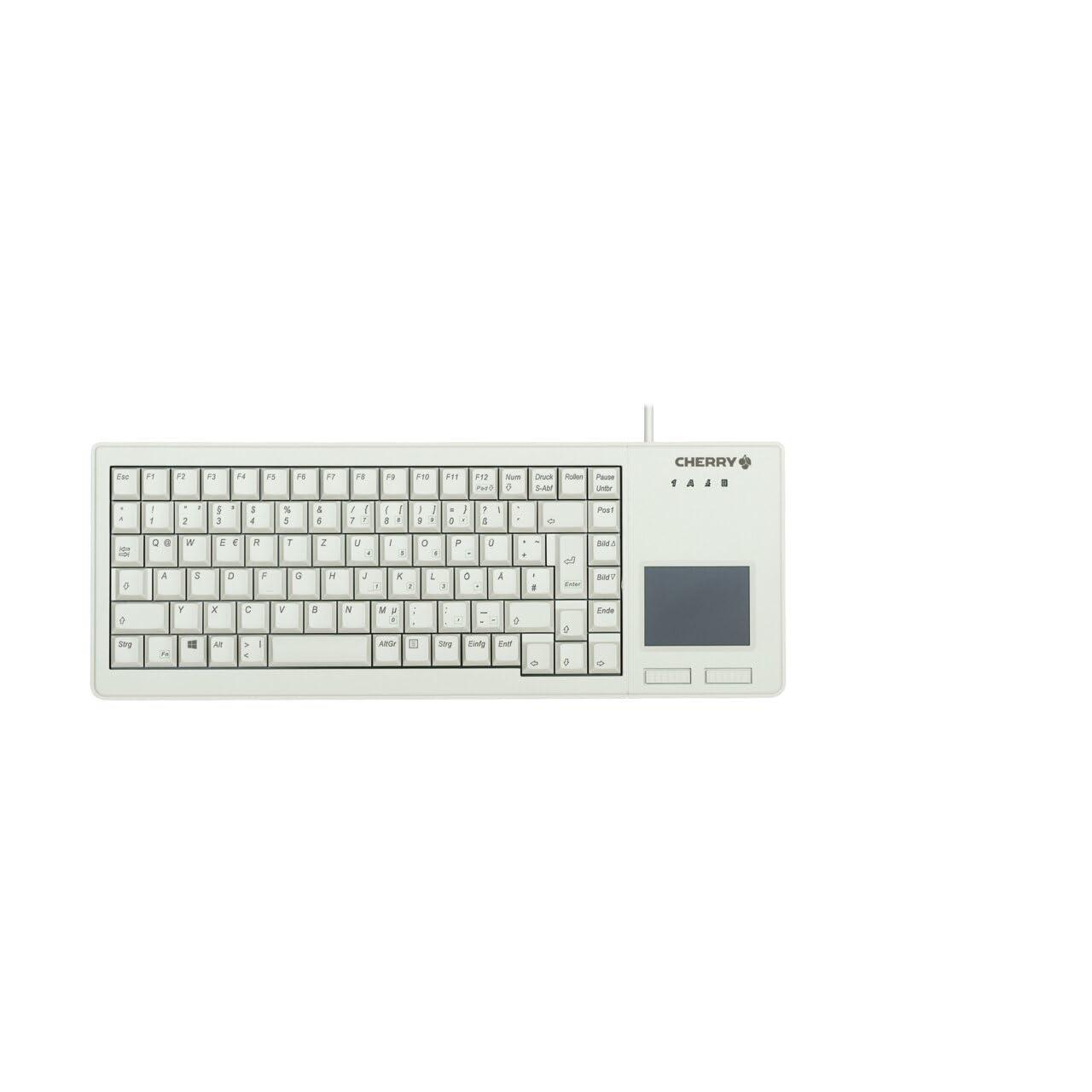 cherry-g84-5500-xs-tastiera-compatta-con-touchpad-layout-tedesco-qwertz-con-cavo-porta-usb-a-interruttori-meccanici-ml-grigio-chiaro