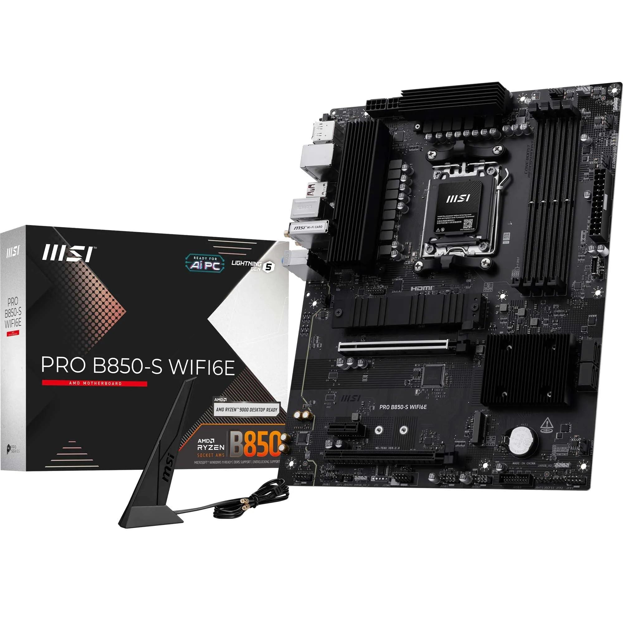 msi-pro-b850-s-wifi6e-scheda-madre-atx-compatibile-con-processori-amd-ryzen-9000-8000-7000-am5-supporto-ddr5-memory-boost-fino-a-8200-mt-s-oc-pcie-4-0-x16-slot-m-2-gen5-wi-fi-6e-lan-2