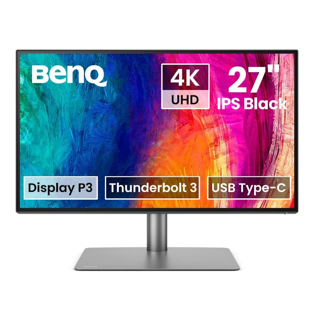 benq-creative-pro-pd2725u-designer-monitor-tecnologia-aqcolor-27-pollici-4k-uhd-ips-p3-wide-color-ricarica-thunderbolt-usb-c-dp-hdmi-kvm-hdr-400-compatibile-con-macbook
