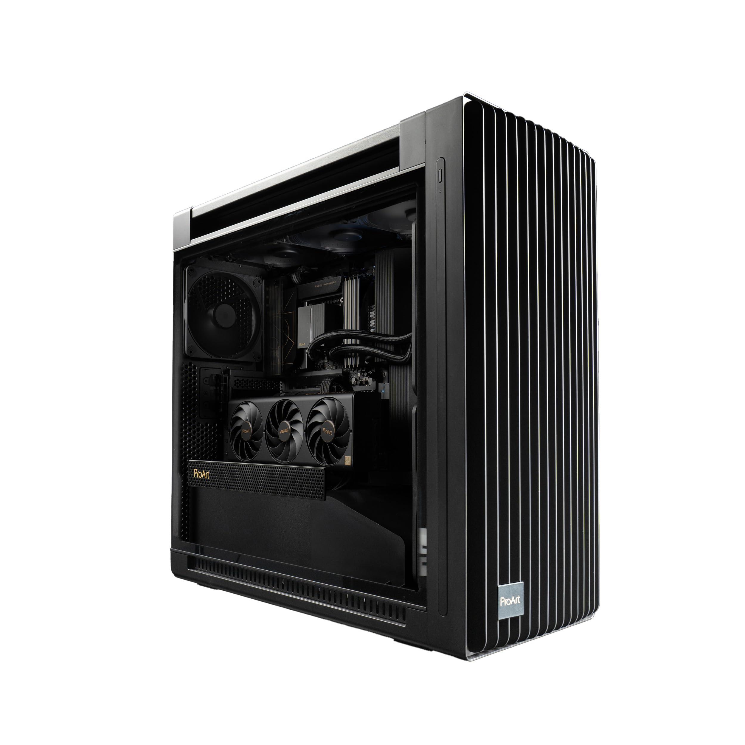 asus-proart-pa602-tg-pwm-black-case-gaming-e-atx-chassis-in-vetro-temperato-supporto-per-dissipatore-da-420-mm-ventole-da-140-mm-e-200-mm-rilevatore-di-polvere-ir-presa-d-aria-laterale-nero