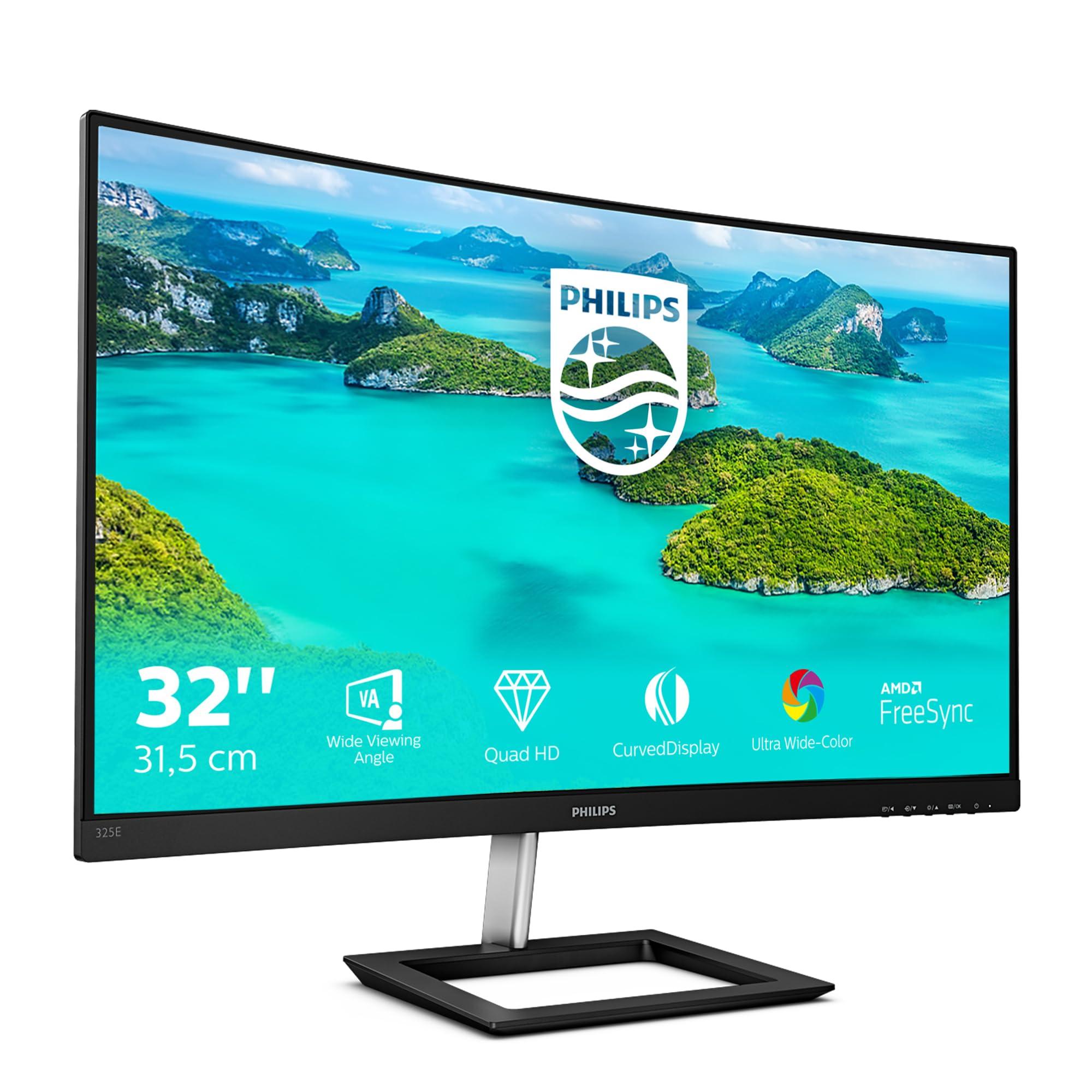 philips-monitor-gaming-325e1c-monitor-curvo-freesync-75-hz-lcd-da-32-2k-quad-hd-2560-x-1440-va-4-ms-hdmi-display-port-vga-flicker-free-low-blue-light-ultra-wide-color-vesa-nero