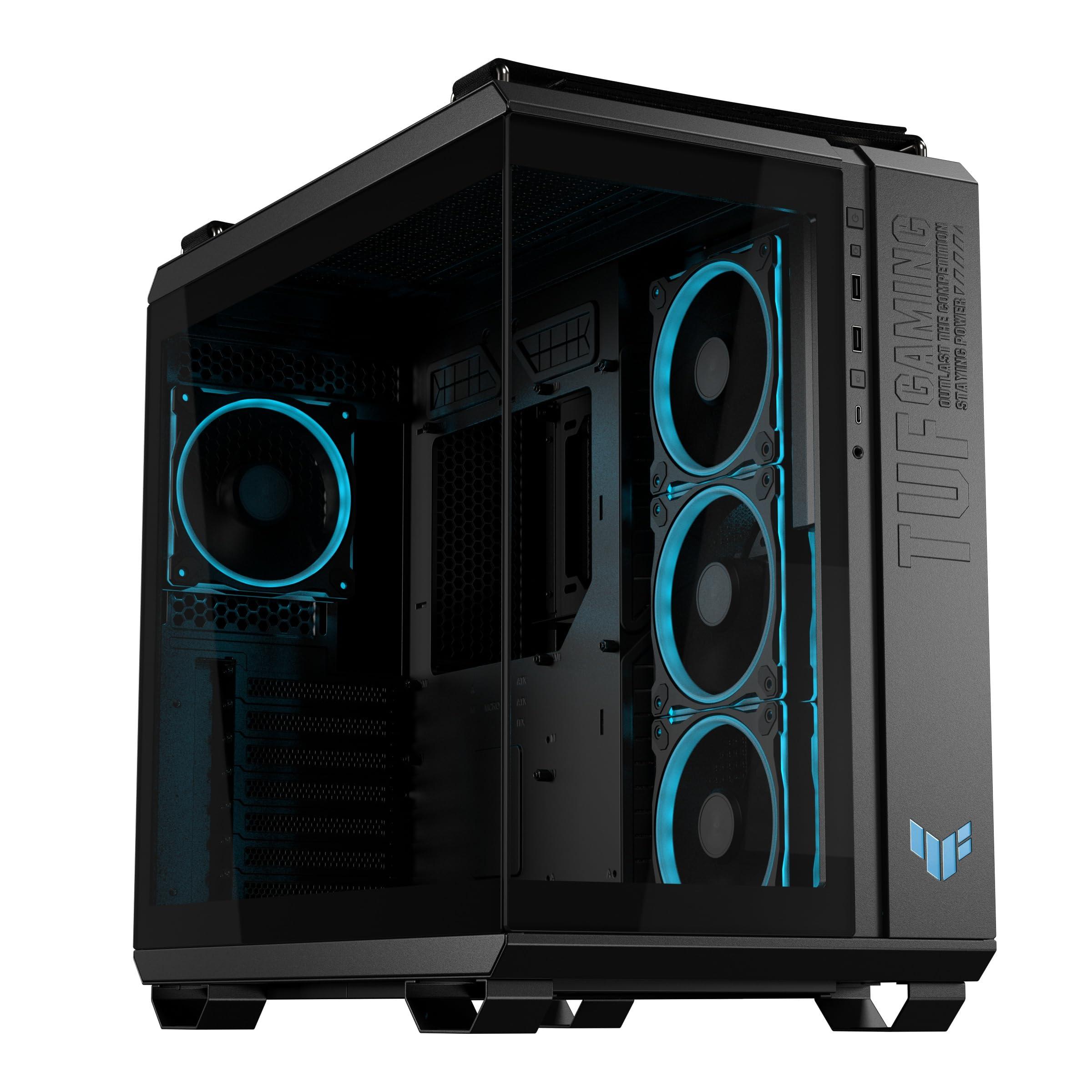 asus-tuf-gaming-gt502-horizon-tg-argb-black-chassis-a-doppia-camera-con-design-panoramico-e-pannello-in-vetro-4-ventole-argb-preinstallate-porta-usb-c-ad-alta-velocita-montabile-senza-attrezzi-nero