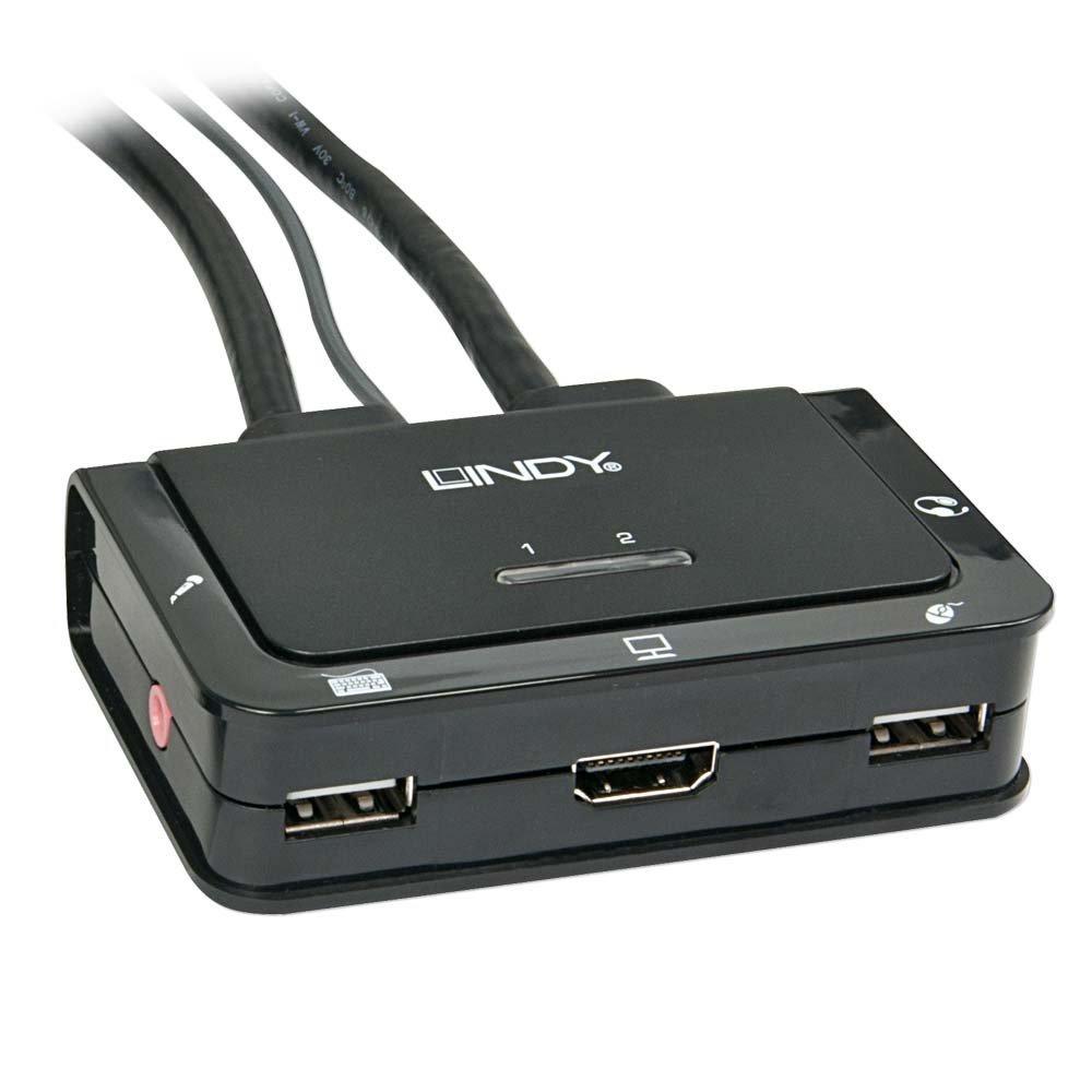 lindy-42340-kvm-switch-compact-hdmi-usb-e-audio-2-porte