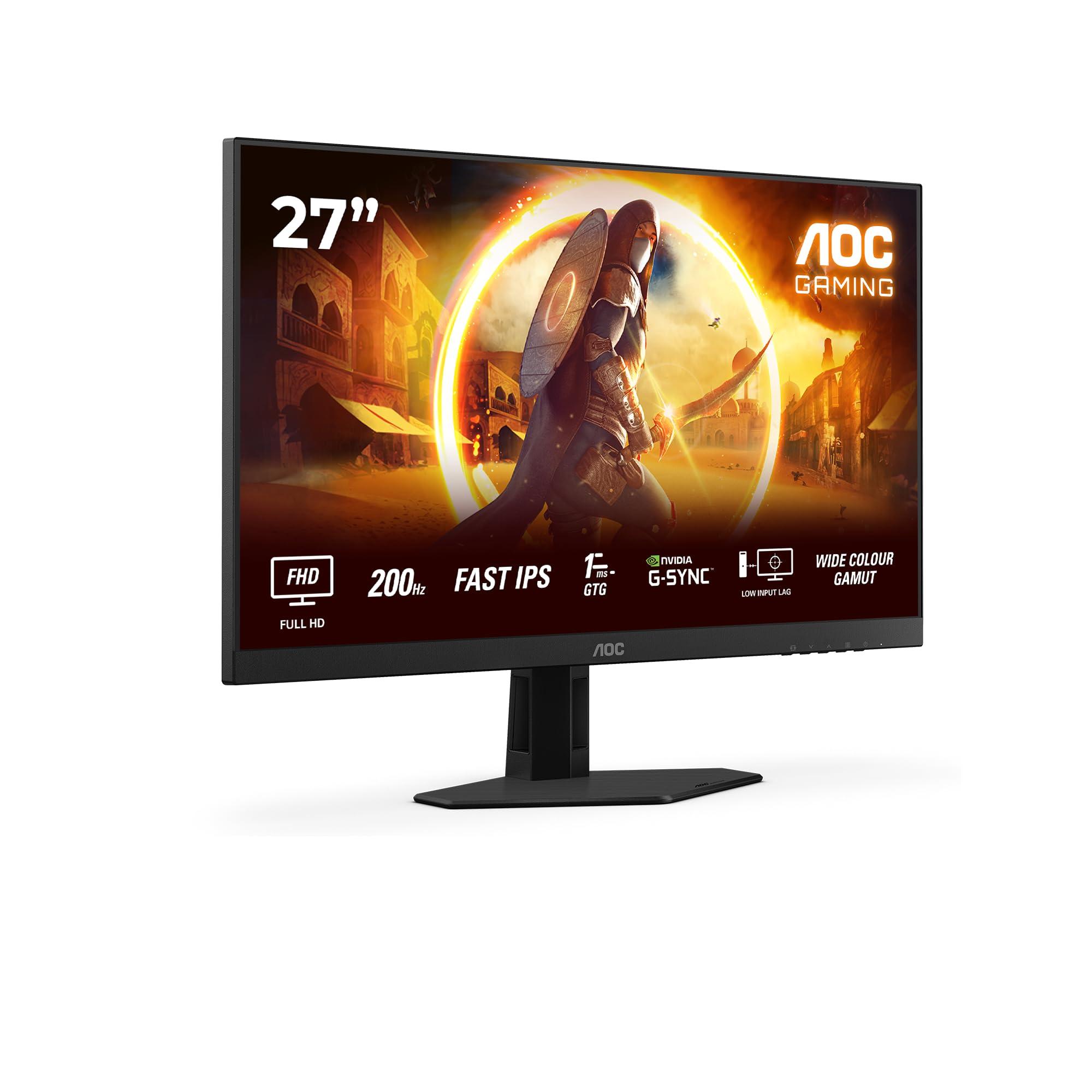 aoc-gaming-monitor-27g4hre-27-pollici-1920x1080-fhd-200hz-fast-ips-panel-0-5ms-mprt-speakers-hdmi2x-2-0-dp-1x-1-4-adaptive-sync-hdr10-g-sync-compatible-nero