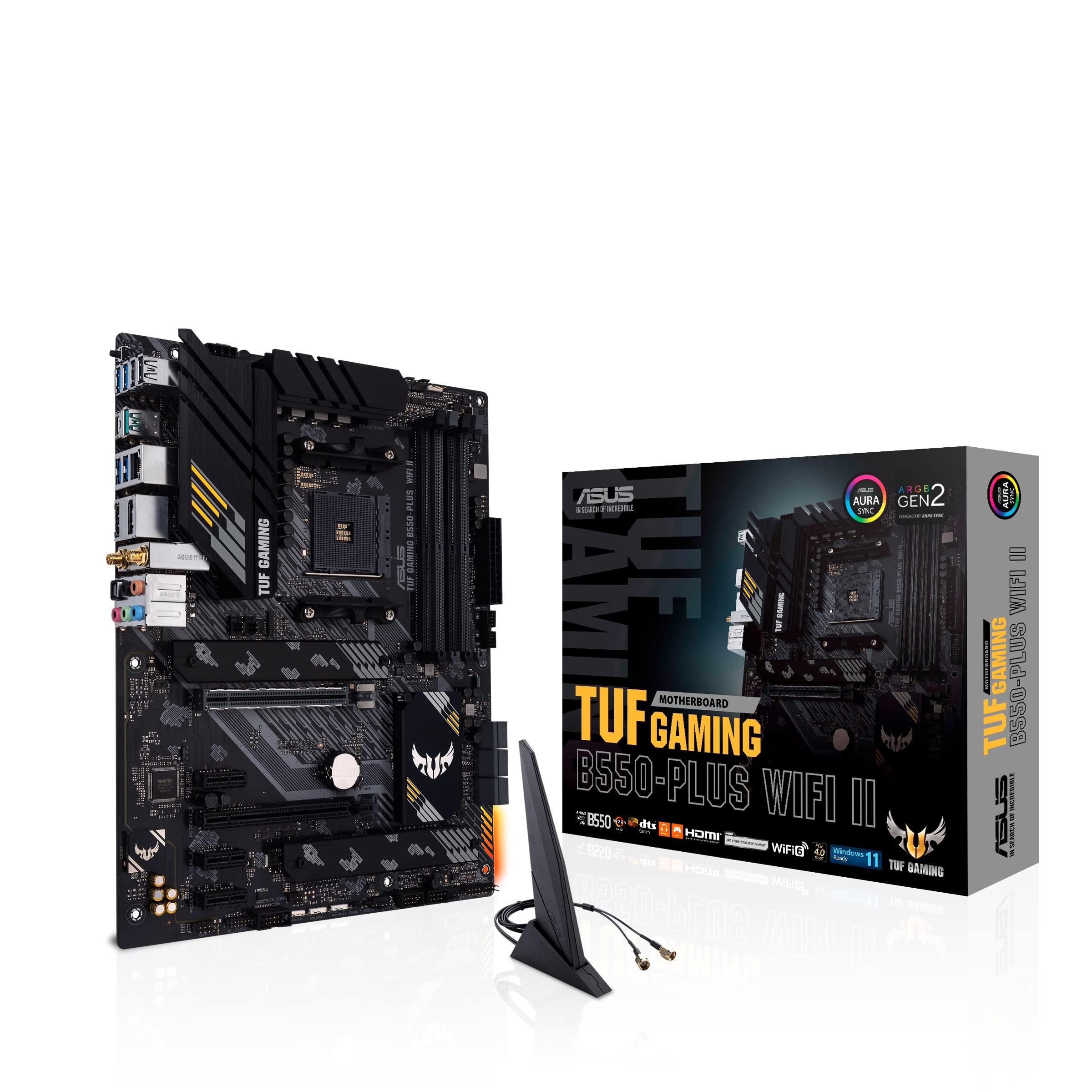 asus-tuf-gaming-b550-plus-wifi-ii-scheda-madre-gaming-atx-amd-b550-socket-am4-ddr4-pci-4-0-lan-realtek-2-5gb-wifi-6-aura-sync-rgb-nero