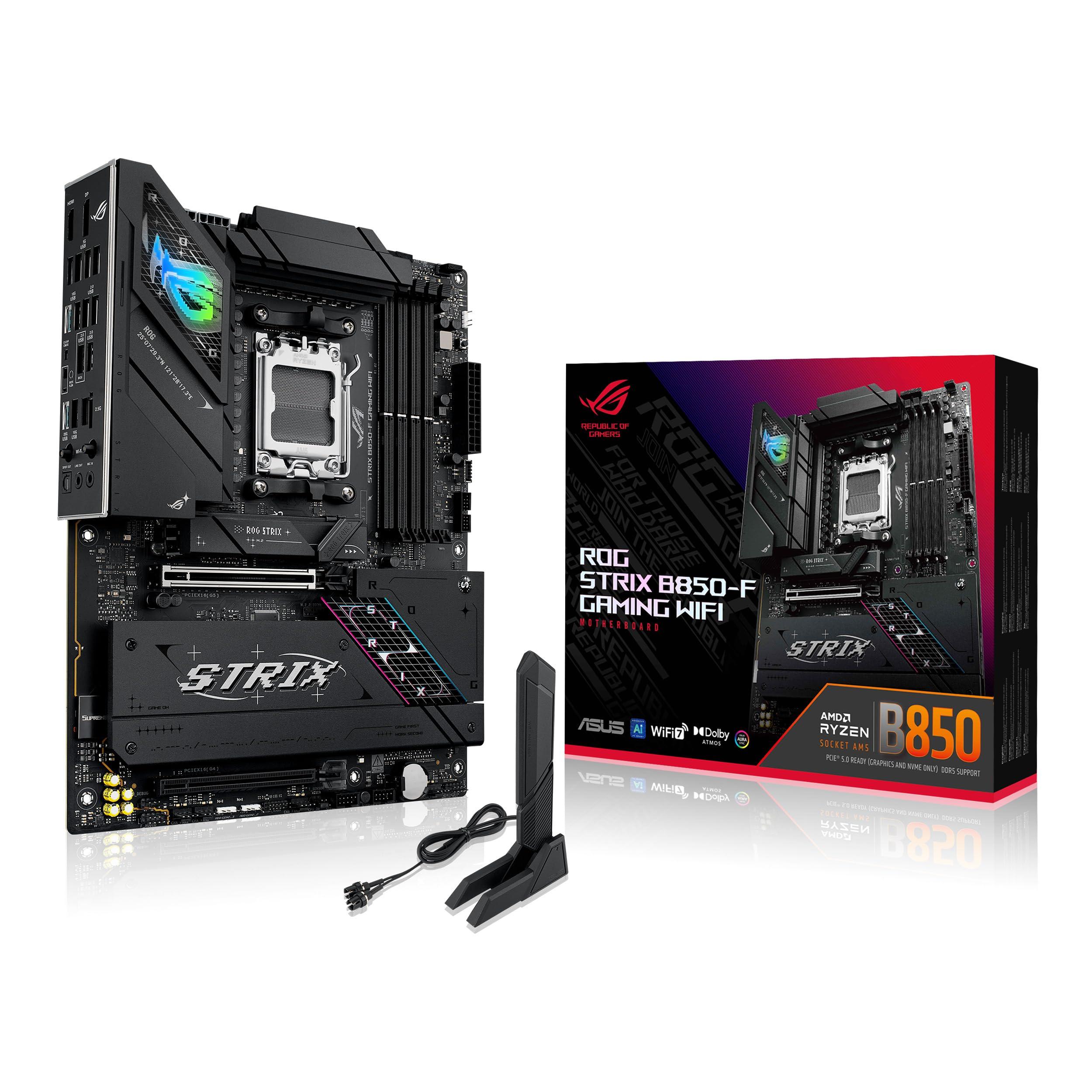 asus-rog-strix-b850-f-gaming-wifi-scheda-madre-amd-atx-16-2-2-fasi-di-alimentazione-slot-ddr5-pcie-5-0-con-slot-q-release-4-slot-m-2-wifi-7-con-wifi-q-antenna-ai-advisor-ai-networking-ii