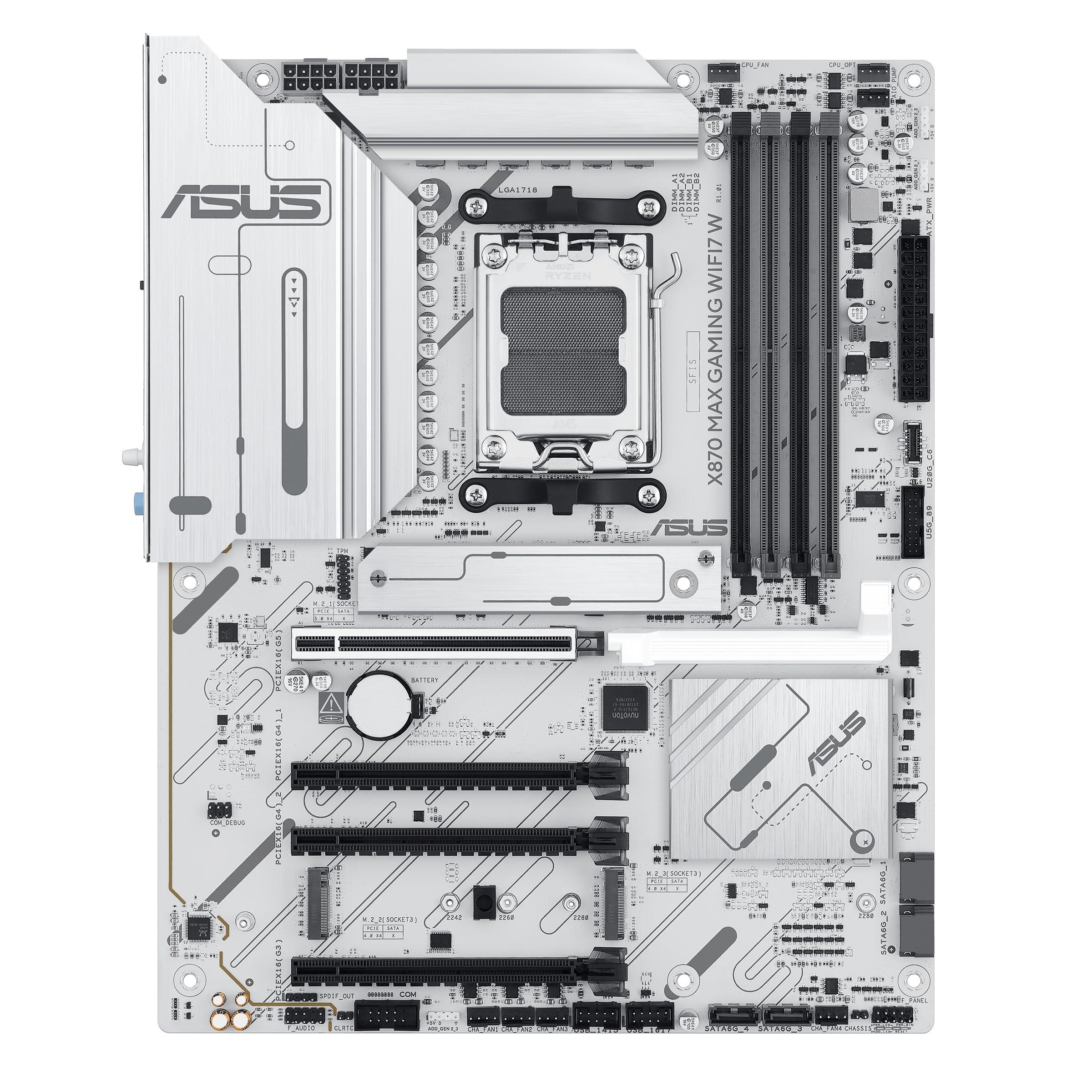 asus-x870-max-gaming-wifi7-w-scheda-madre-amd-atx-12-2-1-stadi-di-alimentazione-slot-ddr5-tre-slot-m-2-pcie-5-0-wifi-7-con-q-antenna-ethernet-realtek-2-5gb-hdmi-usb4-con-usb-c-aura-sync