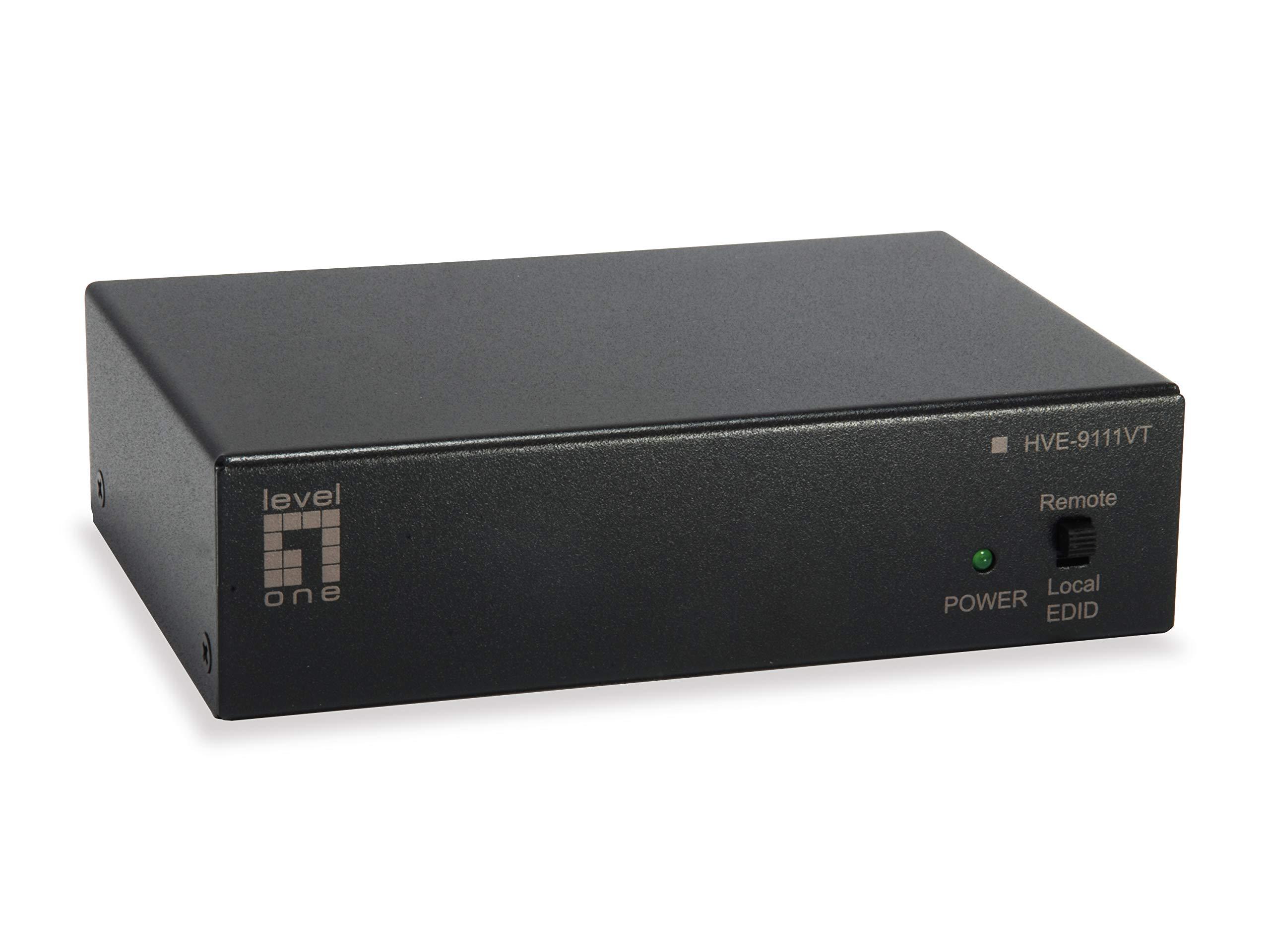 level-one-hve-9111t-trasmettitore-hdmi-su-cat-5-per-video-audio-10-mb-lan