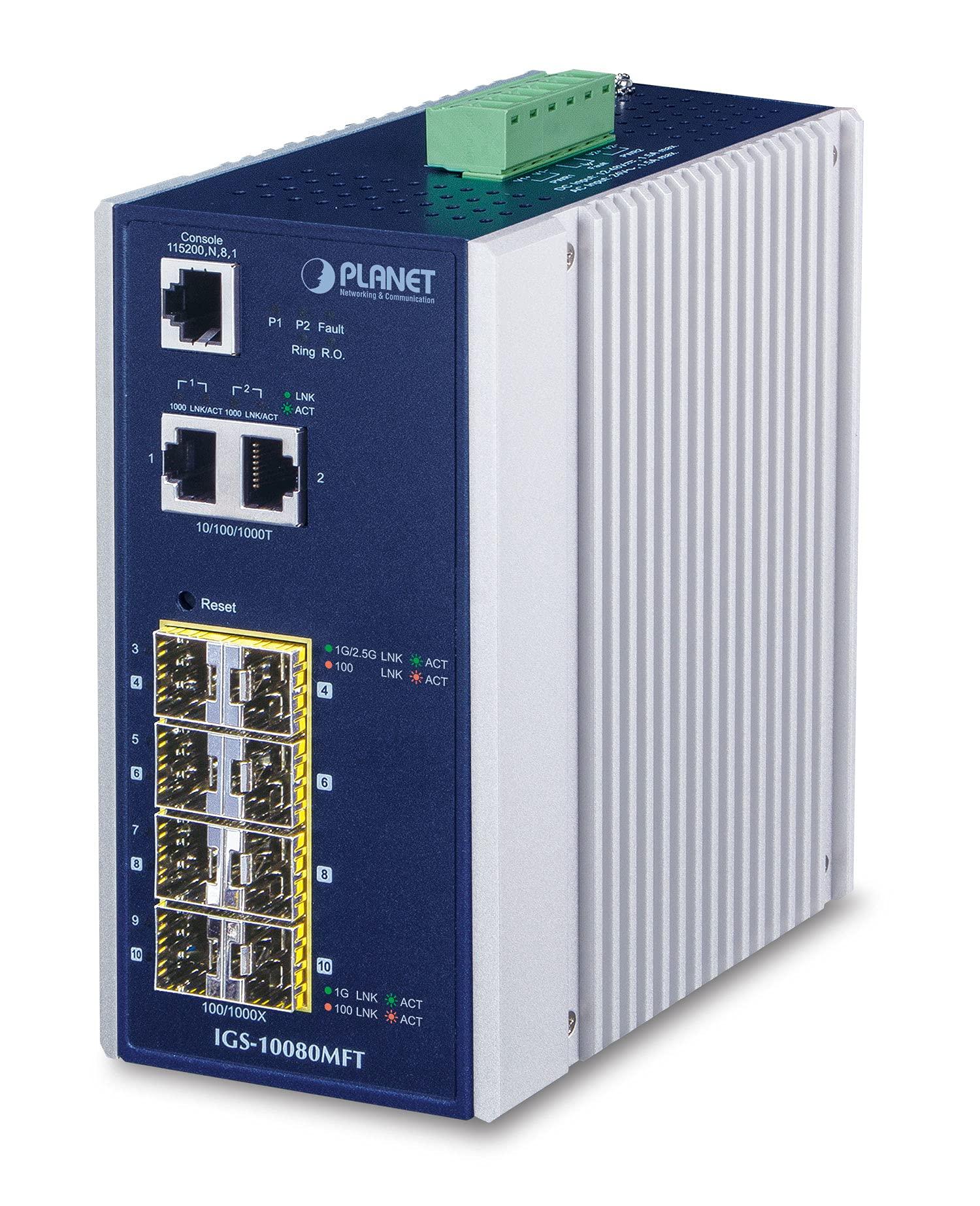 planet-ip30-industrial-8-x-100-1000f-sfp-2-x-10-100-1000t-full-igs-10080mft-sfp-2-interruttori-ethernet-10-100-1000t-full-managed-ethernet-da-40-a-75-gradi-c-1588