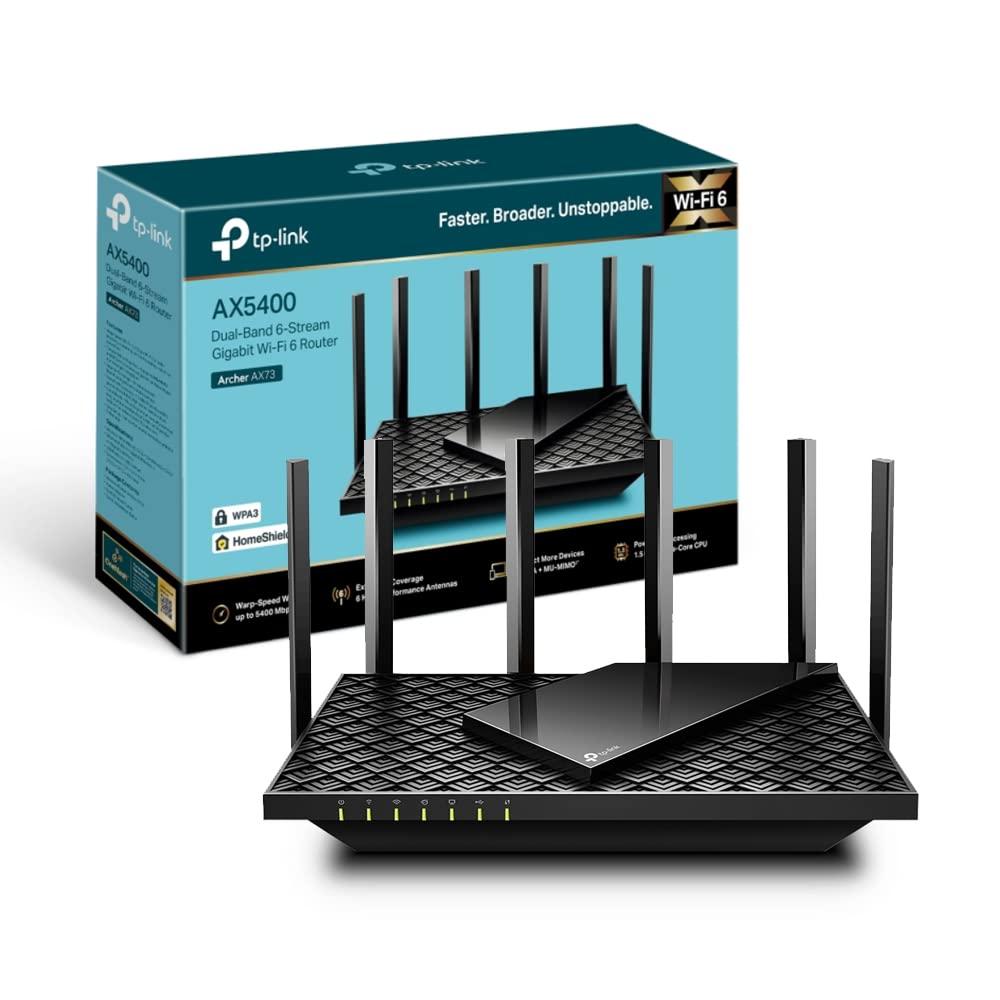 tp-link-archer-ax73-router-wi-fi-6-dual-band-ax5400mbps-5-porte-gigabit-1-porta-usb-3-0-router-f-ftth-fttb-ethernet-tp-link-homeshield-onemesh-tether-app-compatibile-con-alexa