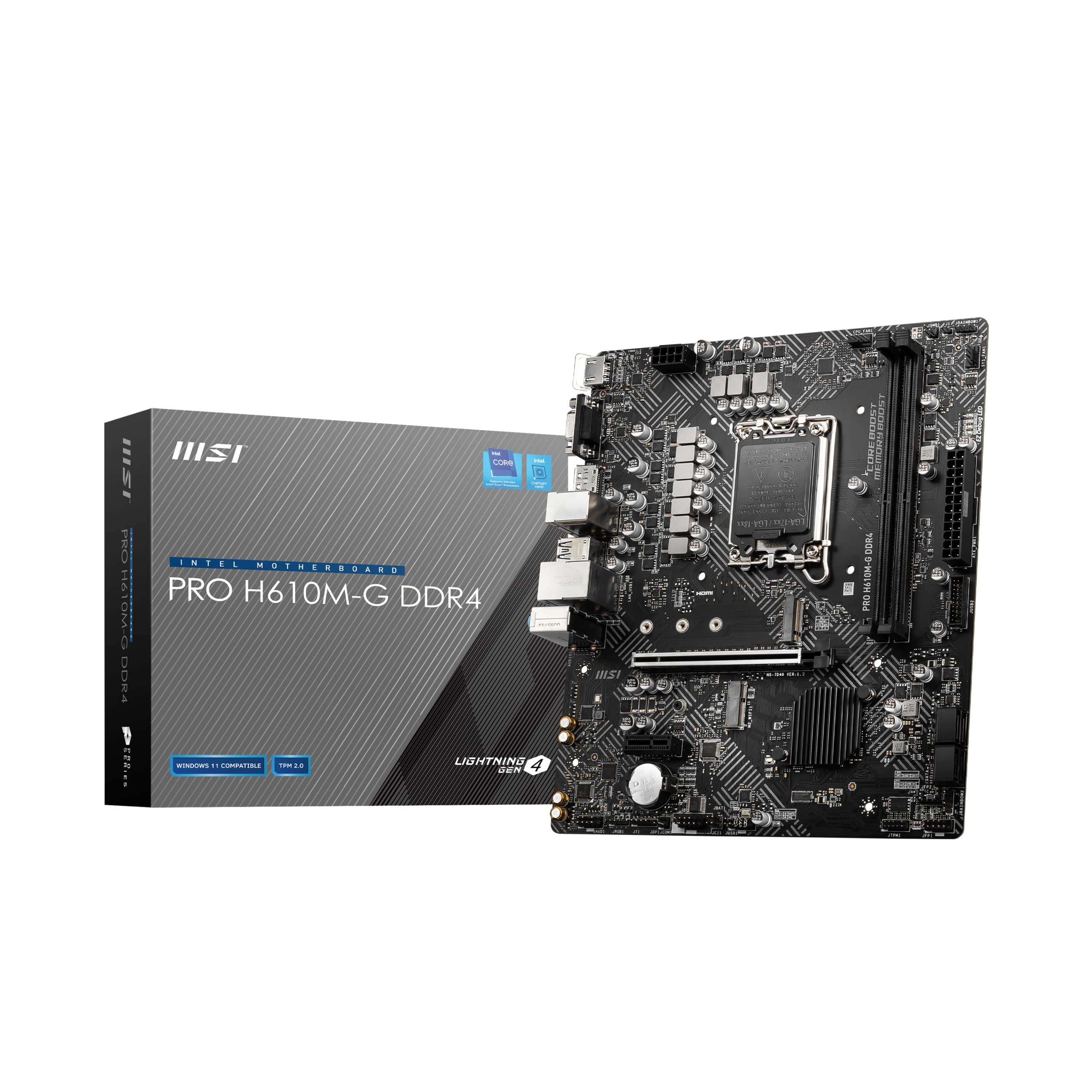 msi-pro-h610m-g-ddr4-scheda-madre-micro-atx-supporta-intel-core-12a-e-13a-gen-lga-1700-2-x-dimms-3200mhz-1x-pcie-4-0-x16-slot-1-x-m-2-gen3-usb-3-2-gen1-1g-lan-hdmi-2-1-dp-1-4-vga