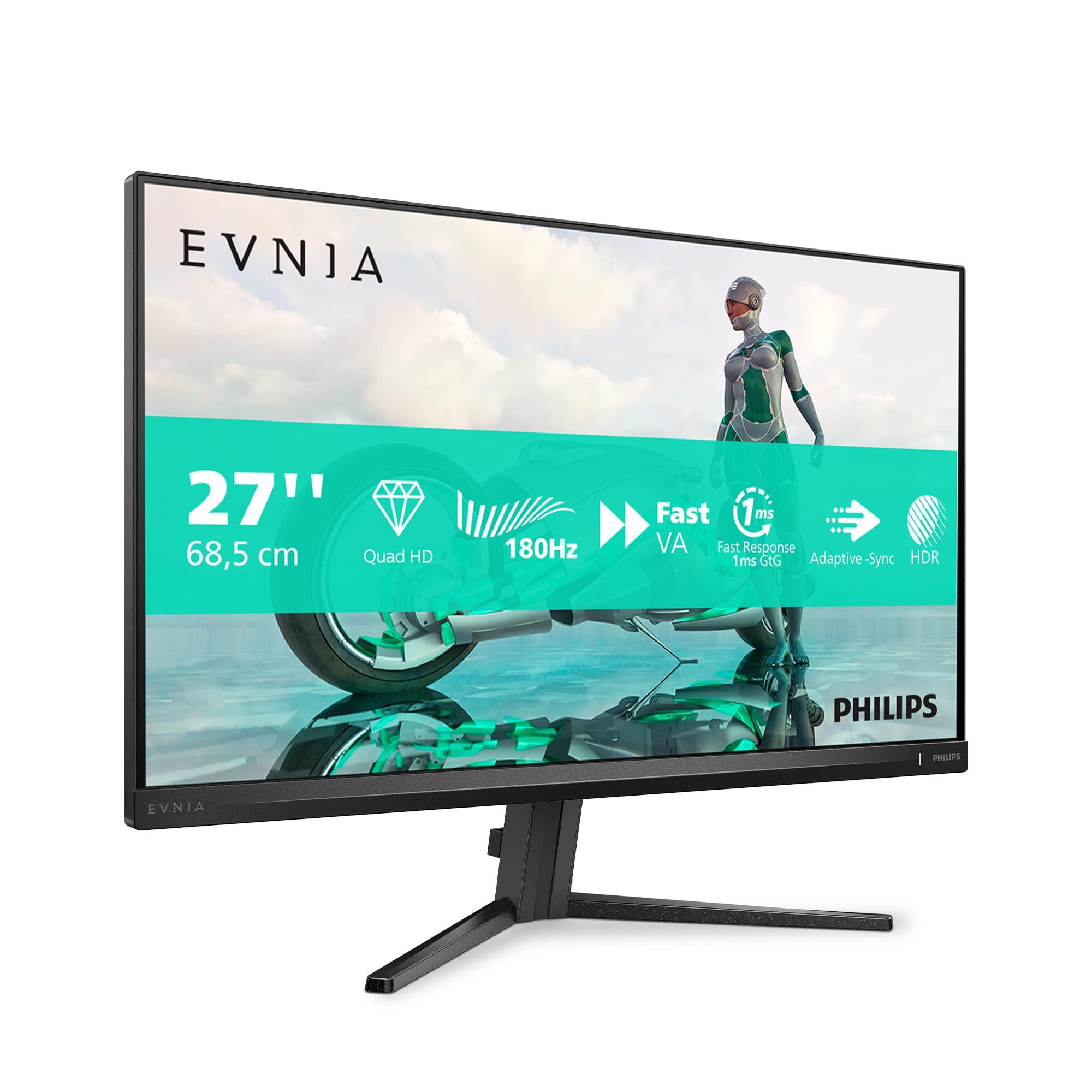 philips-gaming-monitor-27m2n3500nl-27-pollici-2560x1440-wqhd-180hz-fast-va-panel-0-5ms-mprt-hdmi2x-2-0-dp-1x-1-4-adaptive-sync-hdr10-freesync-grigio-scuro
