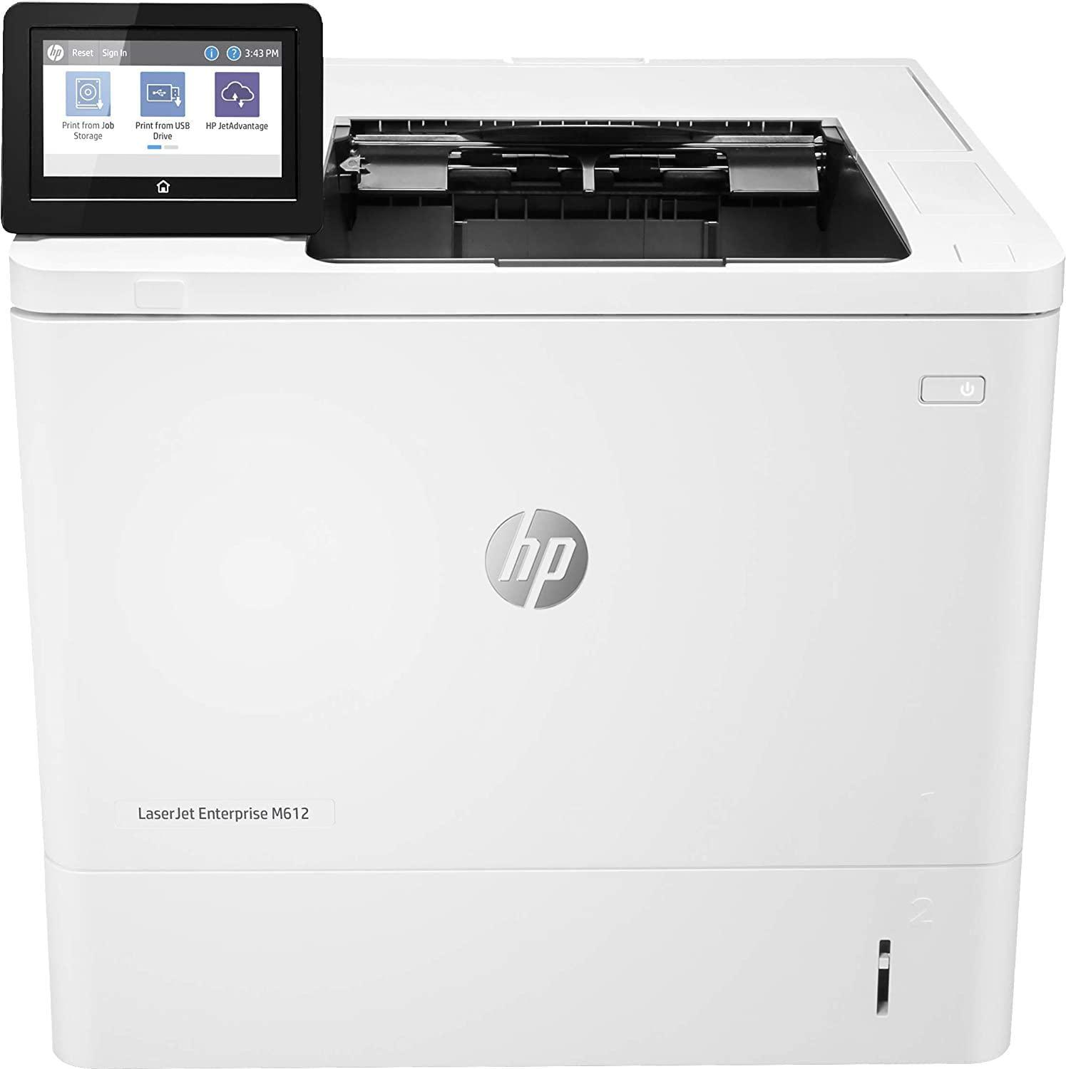 hp-laserjet-enterprise-m612dn-7ps86a-stampante-a-singola-funzione-a4-stampa-fronte-e-retro-automatica-in-b-n-71-ppm-usb-gigabit-ethernet-hp-smart-display-a-colori-da-10-9-cm-bianca