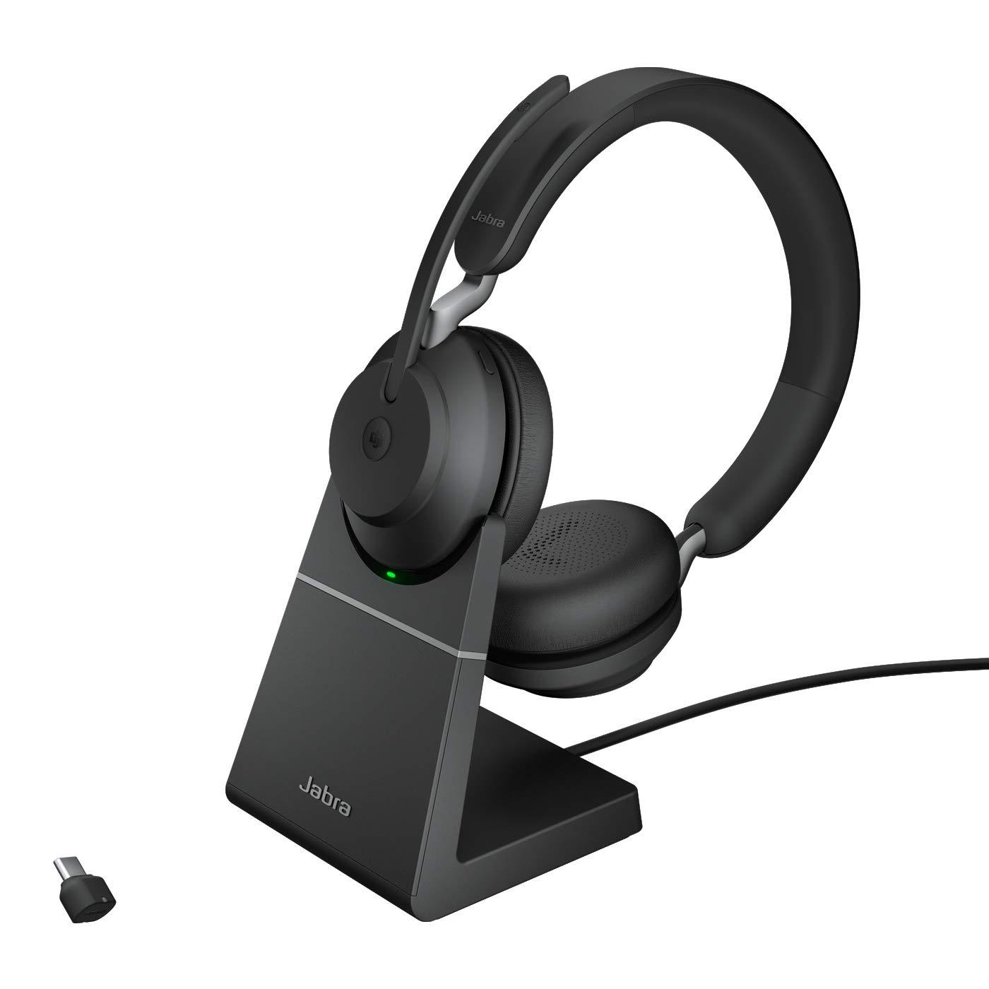 jabra-evolve2-65-wireless-pc-headset-with-charging-stand-ottimizzato-per-microsoft-teams-dongle-usb-c-supporto-nero-stereo