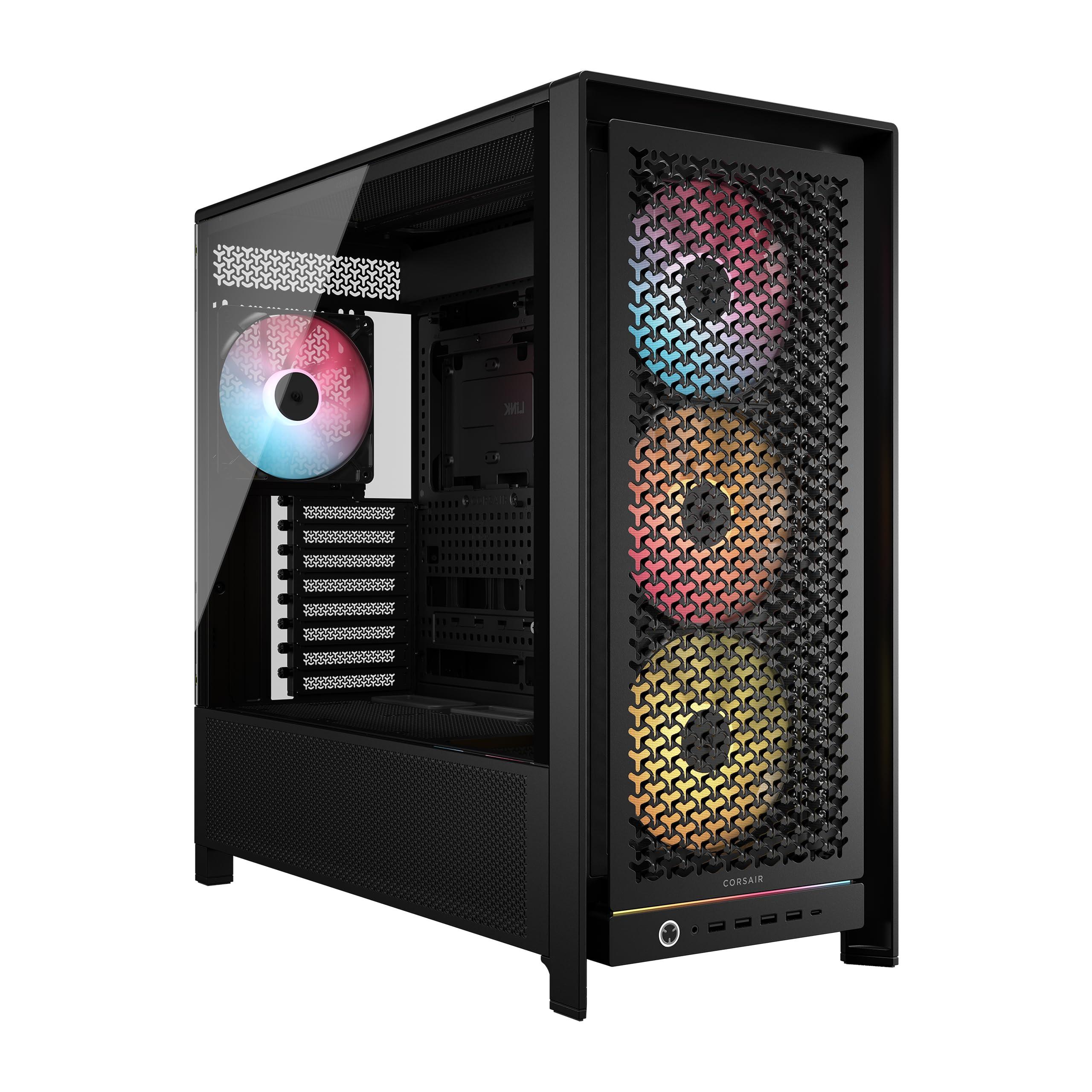 corsair-frame-5000d-rs-argb-modulare-flusso-d-aria-elevato-mid-tower-pc-case-4x-ventole-rs-preinstallate-sistema-di-montaggio-delle-ventole-infinirail-scheda-madre-a-connettore-inverso-nero
