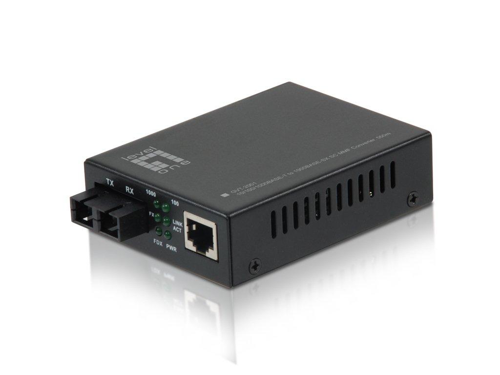 levelone-gvt-2001-convertitore-multimediale-di-rete-1000-mbit-s-850-nm-modalita-multipla-nero