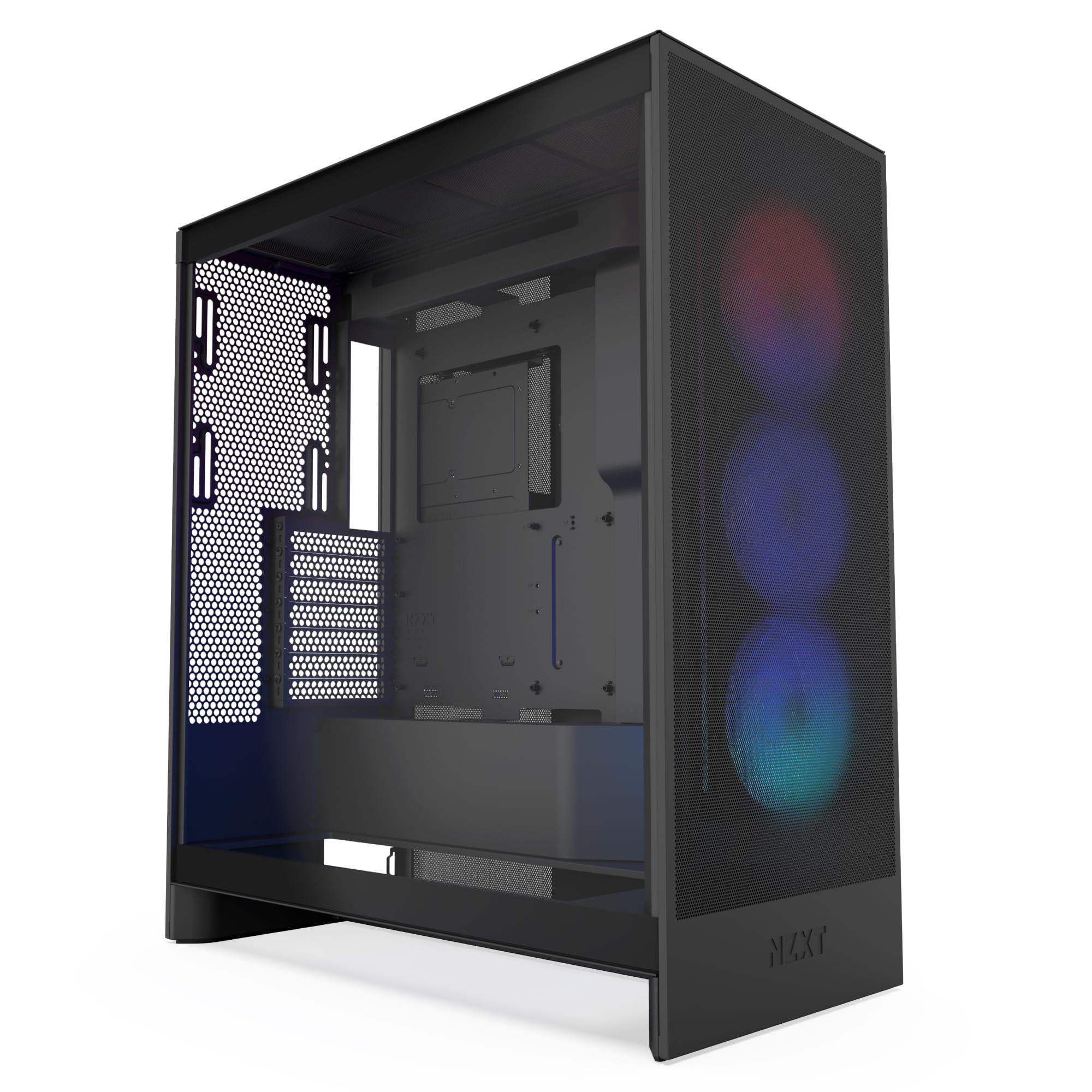 nzxt-h7-flow-rgb-case-airflow-atx-mid-tower-con-ventole-ventole-sul-fondo-per-raffreddare-la-gpu-unita-ventola-single-frame-da-360mm-gestione-cavi-nero