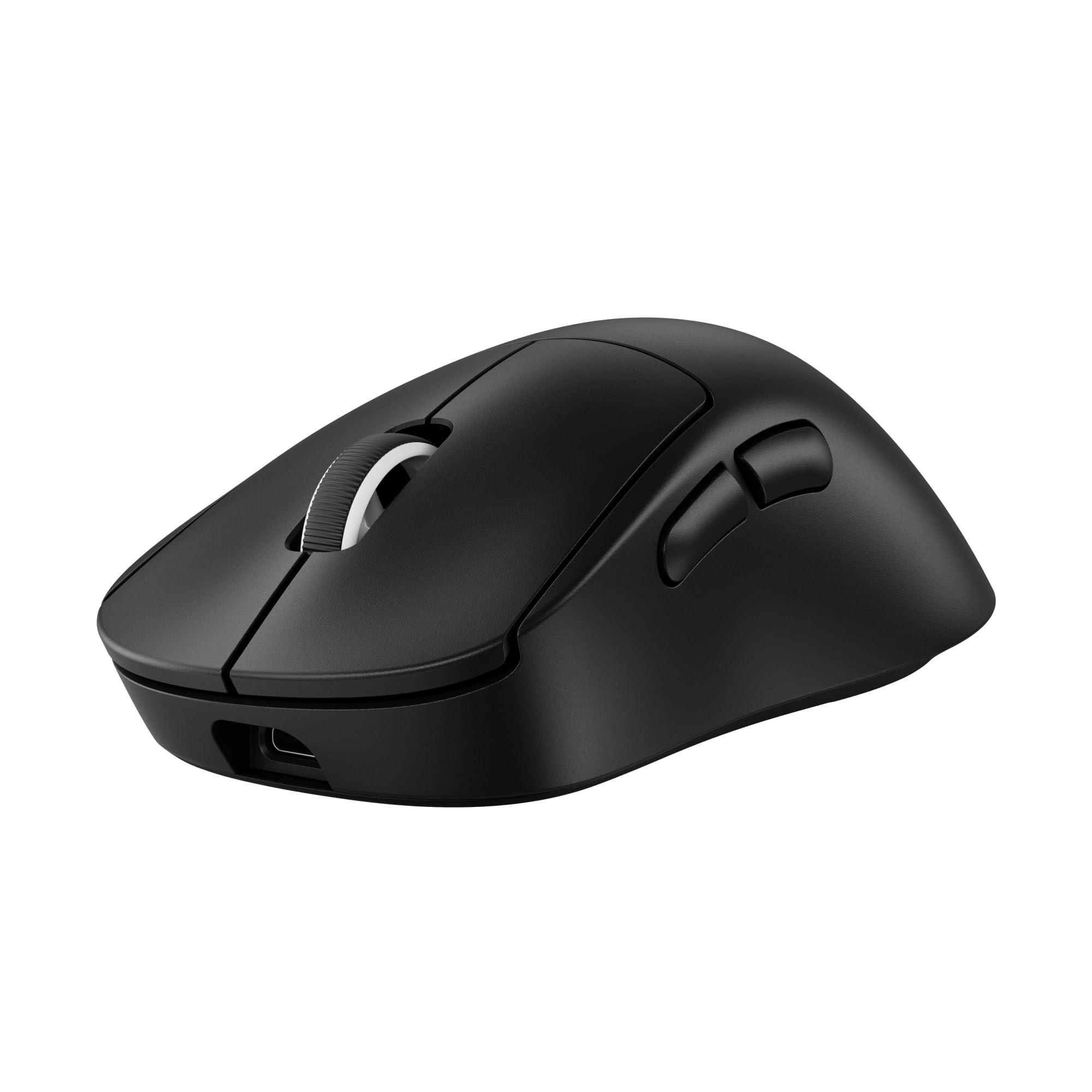 logitech-g-pro-x-superlight-2-dex-lightspeed-mouse-da-gaming-wireless-pro-grade-leggero-60-gramos-5-pulsanti-programmabili-sensore-a-44-000-dpi-8k-polling-ricarica-usb-c-per-pc-mac-nero