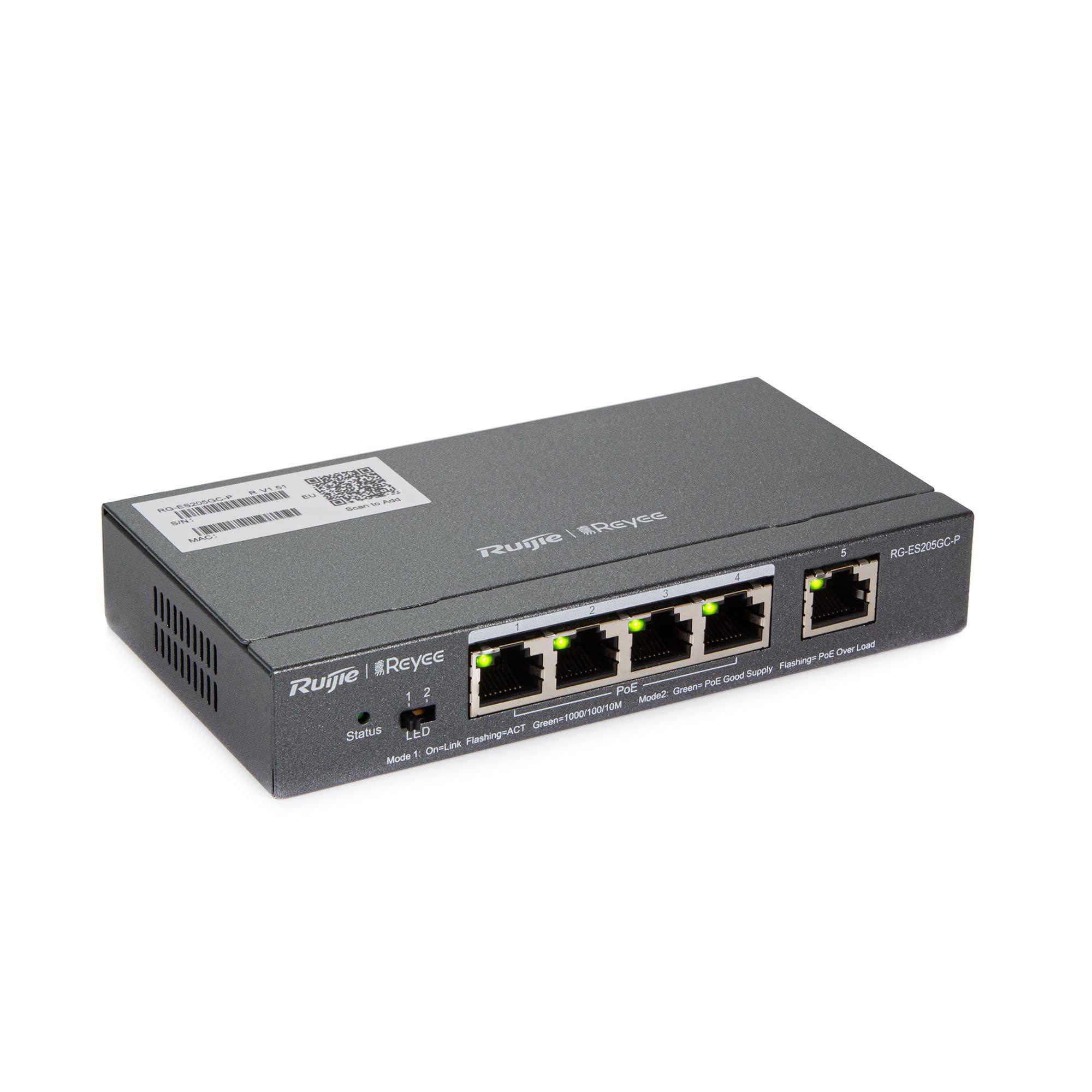 reyee-5-port-gigabit-managed-poe-switch