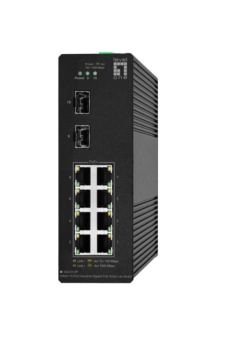 levelone-hilbert-switch-gigabit-poe-smart-lite-a-10-porte-8-uscite-poe-2-x-gigabit-sfp-802-3at-af-poe