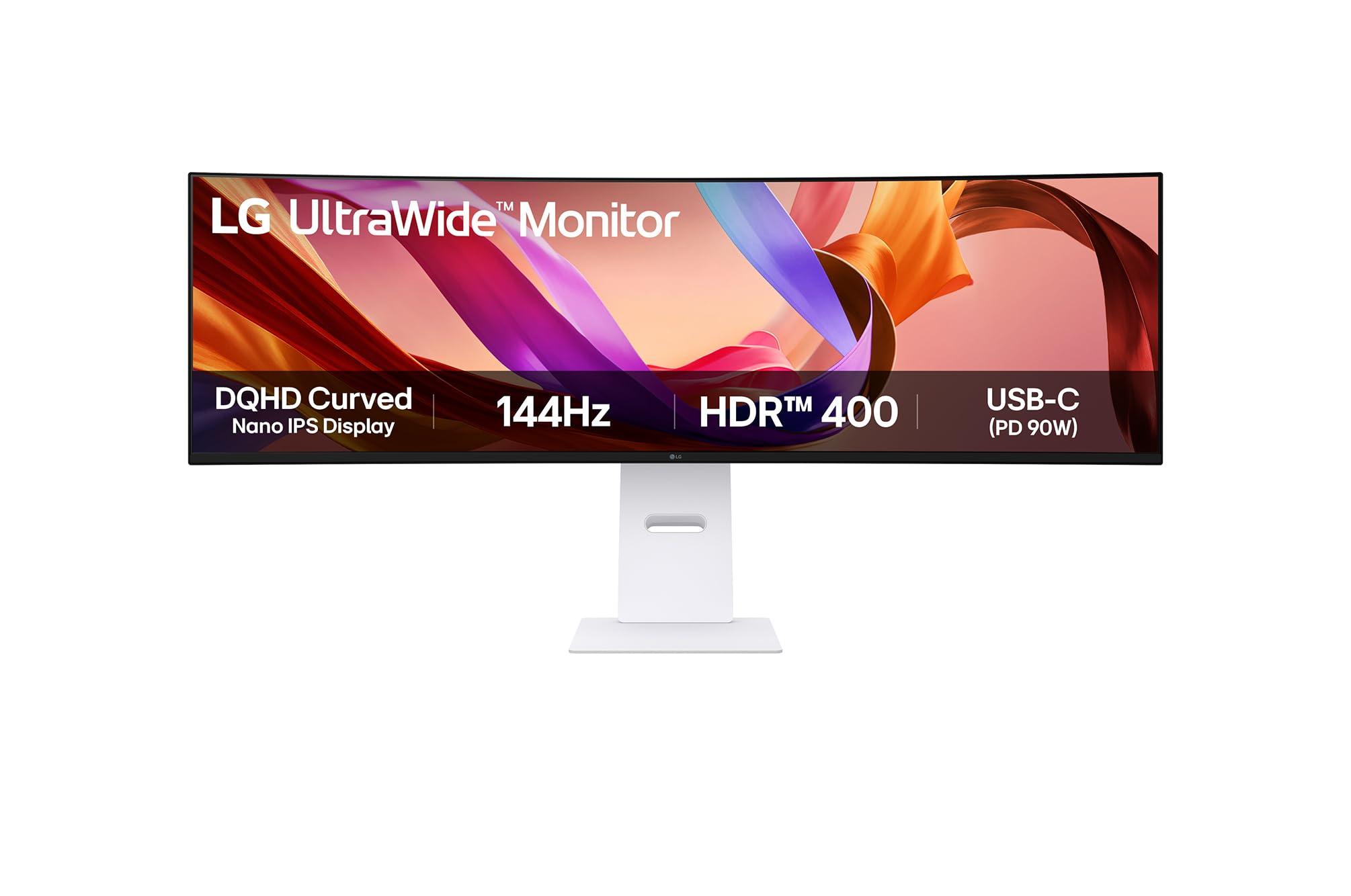 lg-ultrawide-monitor-49u950a-5k-qhd-curved-nano-ips-49-32-9-144hz-5ms-hdr-400-dci-p3-98-g-sync-freesync-premium-kvm-e-altoparlanti-integrati-usb-type-c-hdmi-2-1-bianco