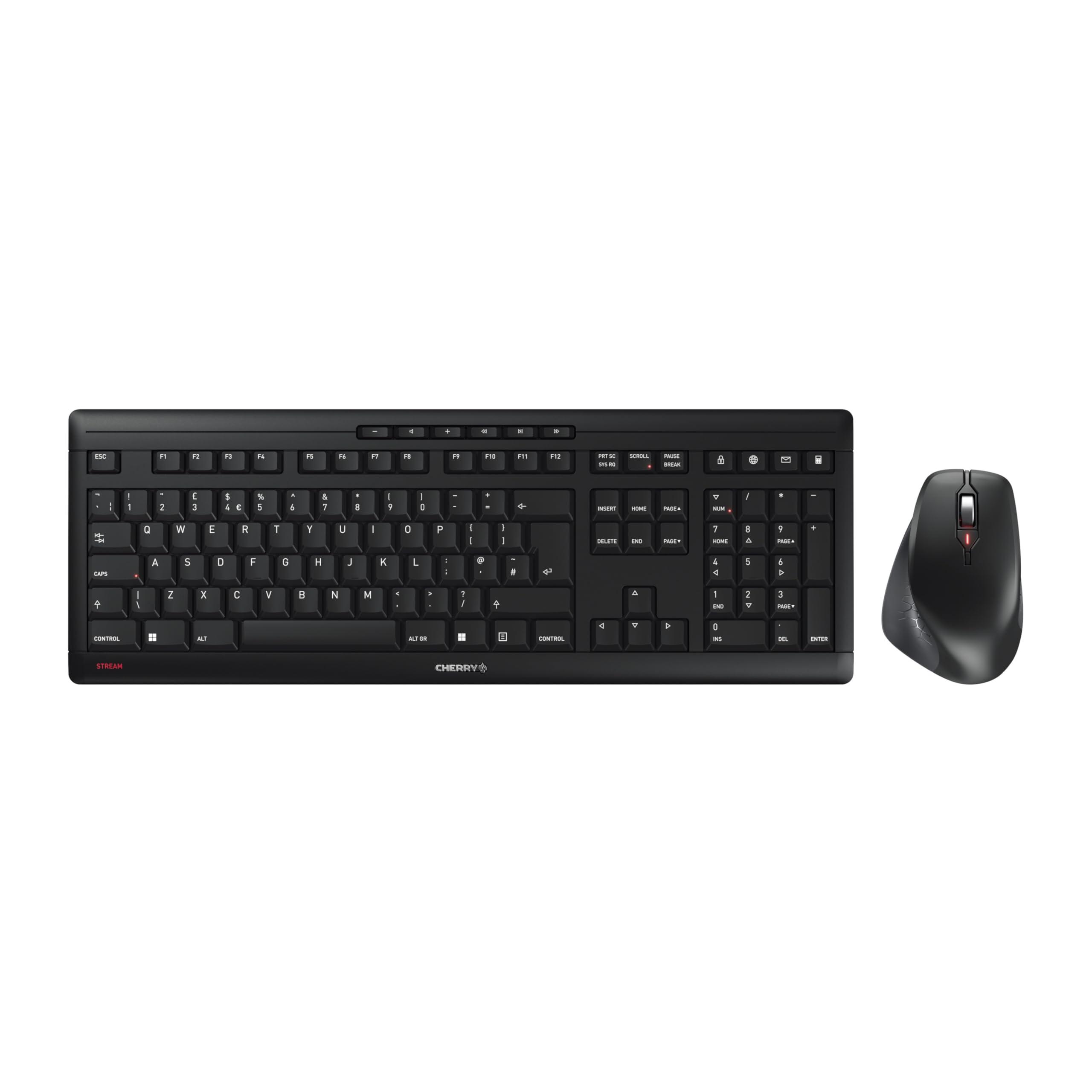 cherry-stream-desktop-comfort-set-tastiera-e-mouse-wireless-layout-per-il-regno-unito-qwerty-2-4-ghz-tasti-silenziosi-mouse-ergonomico-per-destrimani-nero