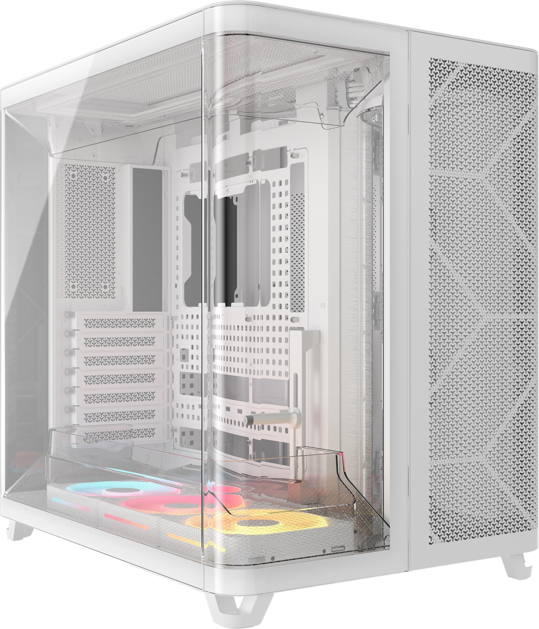 corsair-air-5400-lx-r-rgb-icue-link-case-per-pc-panoramico-mid-tower-a-tre-camere-3-ventole-lx-r-rgb-a-rotore-inverso-preinstallate-condotti-a-basso-rumore-e-ad-alto-flusso-d-aria-bianco