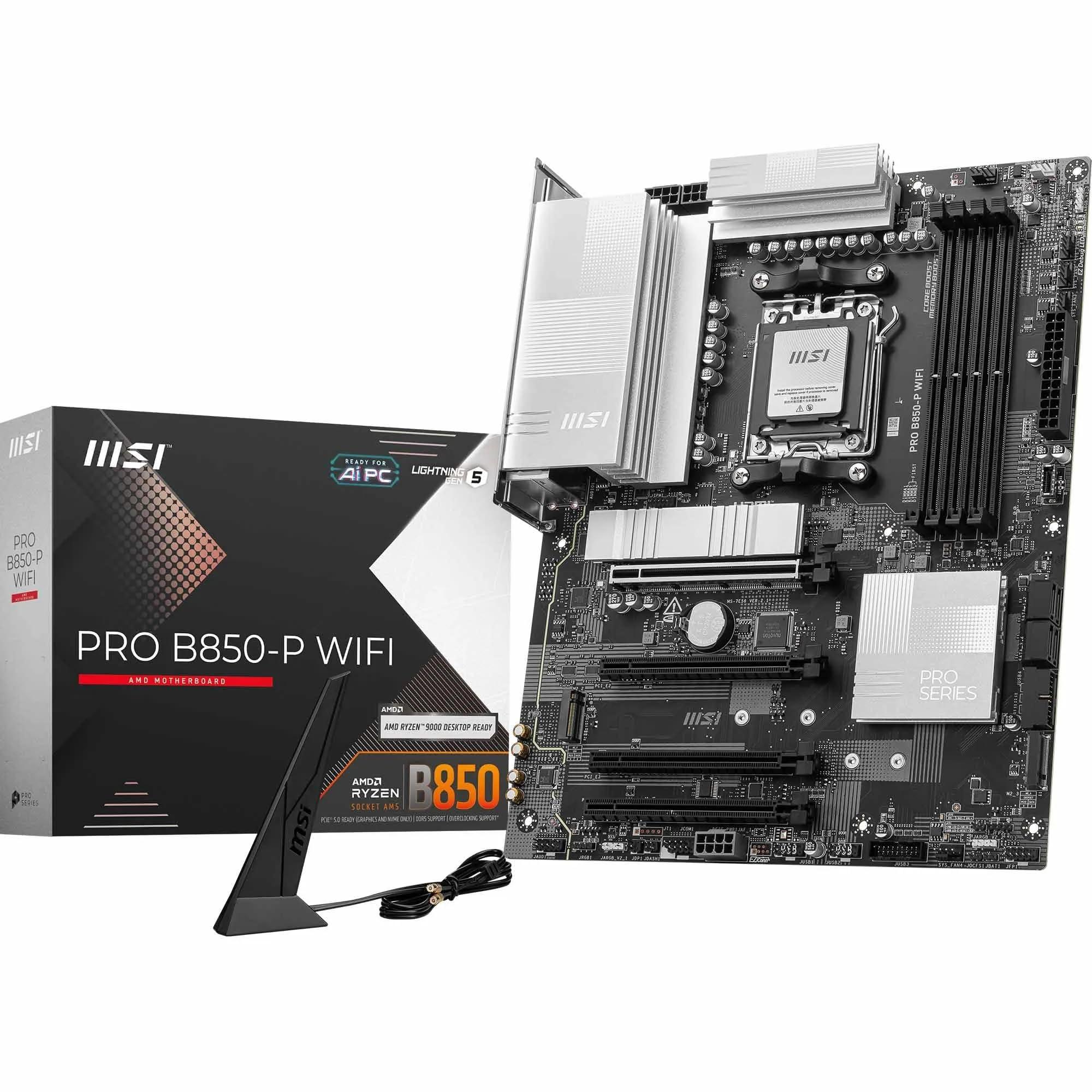 msi-pro-b850-p-wifi-scheda-madre-atx-supporta-i-processori-amd-ryzen-9000-8000-7000-am5-memory-boost-ddr5-8200-mt-s-oc-pcie-5-0-x16-e-4-0-x16-m-2-gen5-wi-fi-7-5g-lan